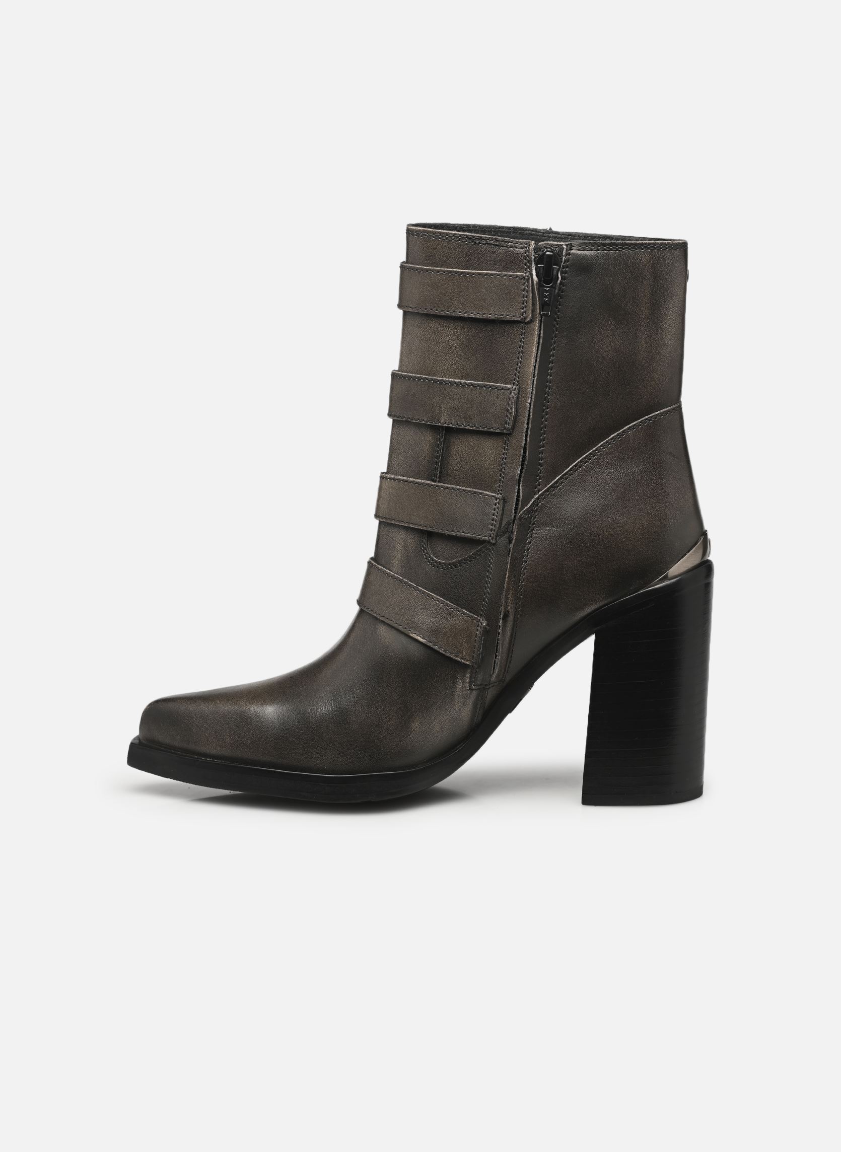 Bottines et boots Mya-Mae 34329 femme gris Bronx Bottines et boots Mya-Mae 34329 femme gris Black