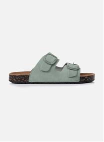 Mules Mules sandales Femme Double Bride Doré femme vert Isotoner Mules Mules sandales Femme Double Bride Doré femme vert Vert