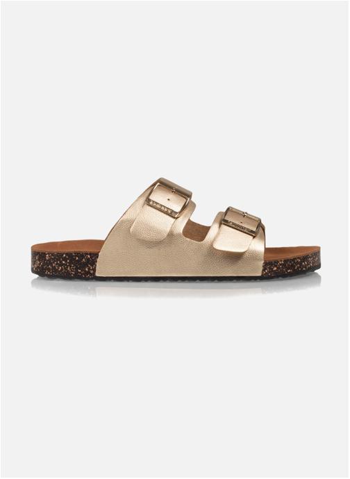 Isotoner Mules Mules sandales Femme Double Bride Doré femme or et bronze