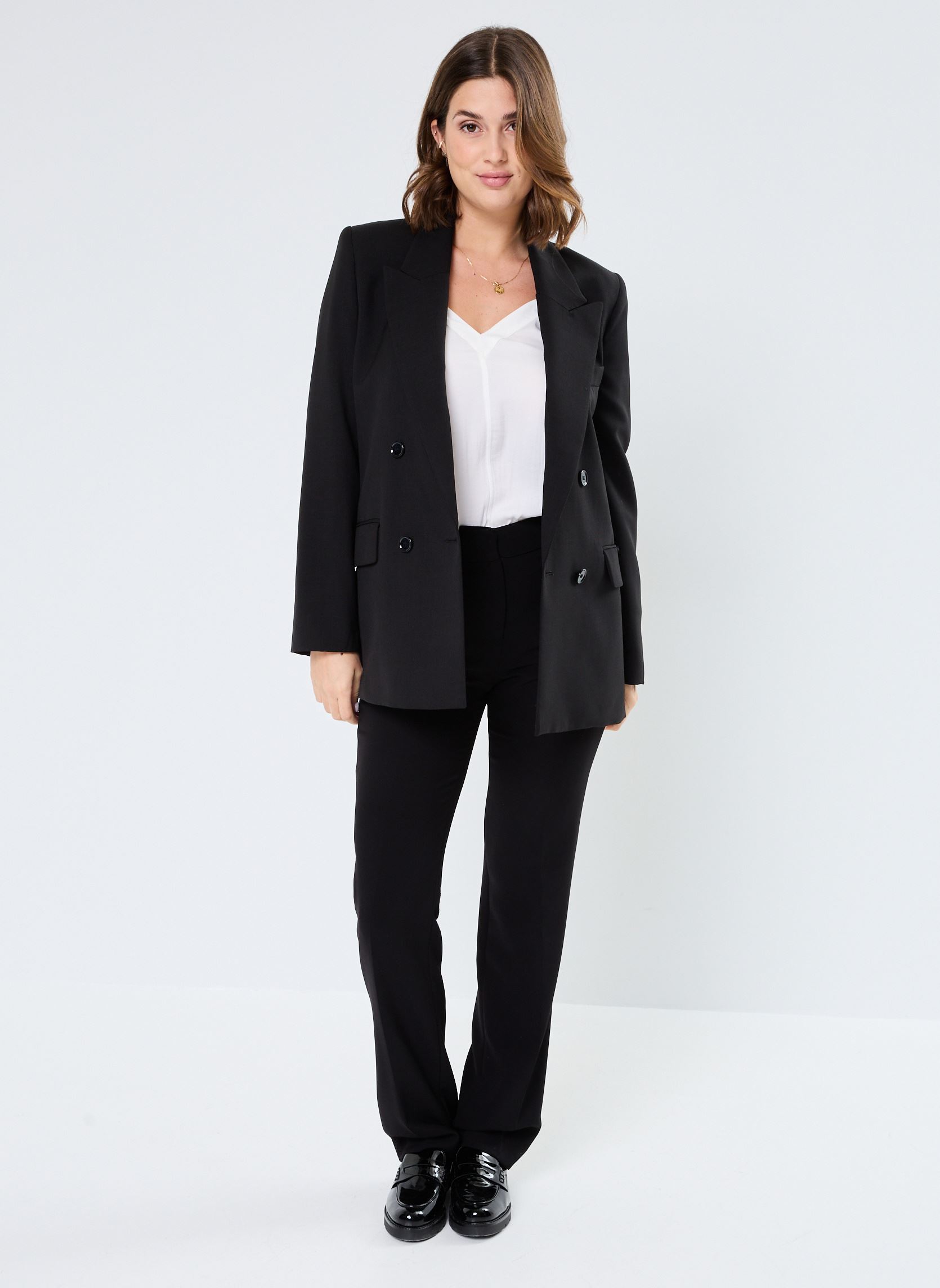 Anzughosen PCLEA damen schwarz Georgia Rose Anzughosen PCLEA damen schwarz NOIR