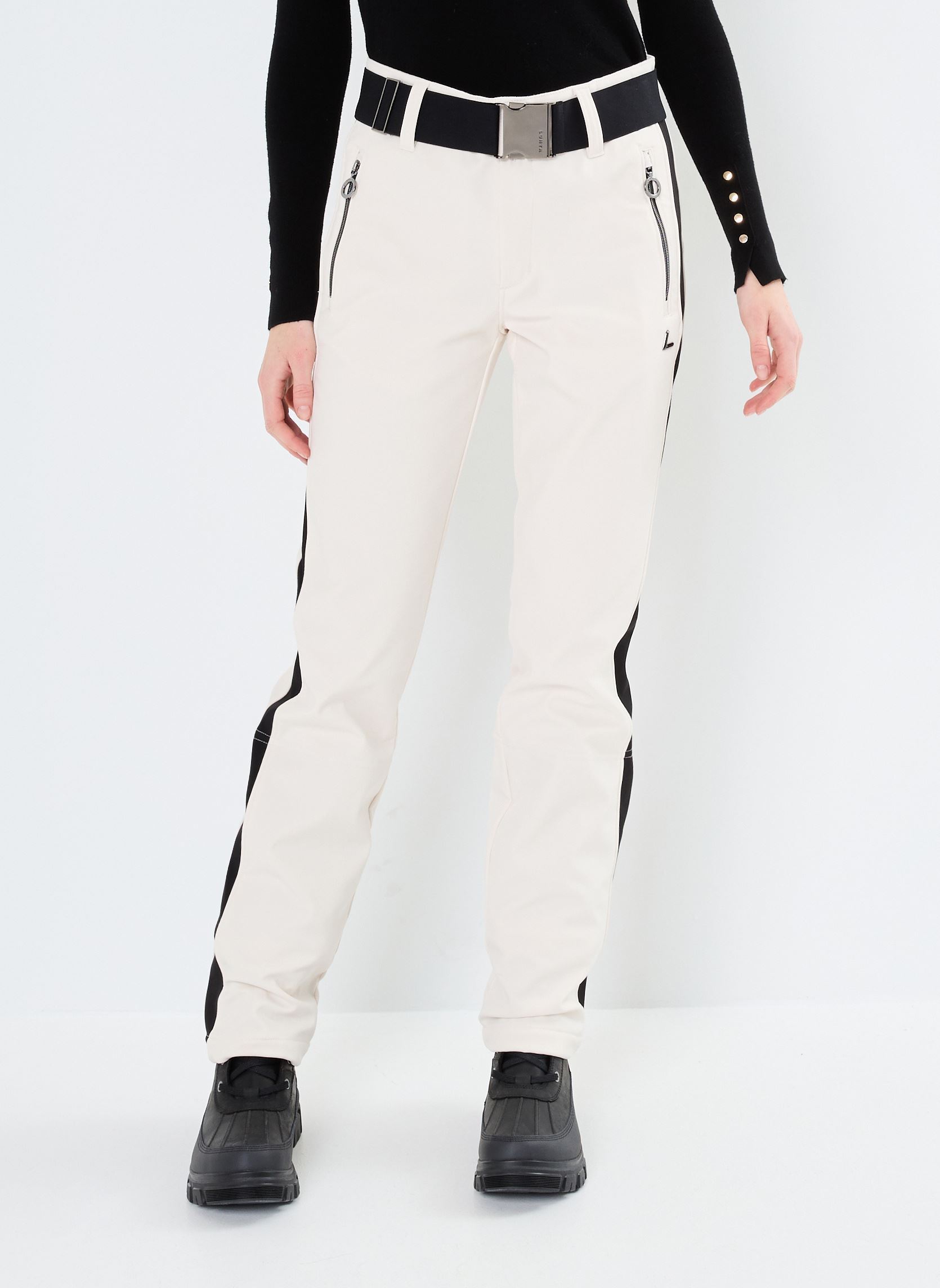 Pantalons slim REUTUTUNTURI femme beige Luhta Pantalons slim REUTUTUNTURI femme beige Poudre