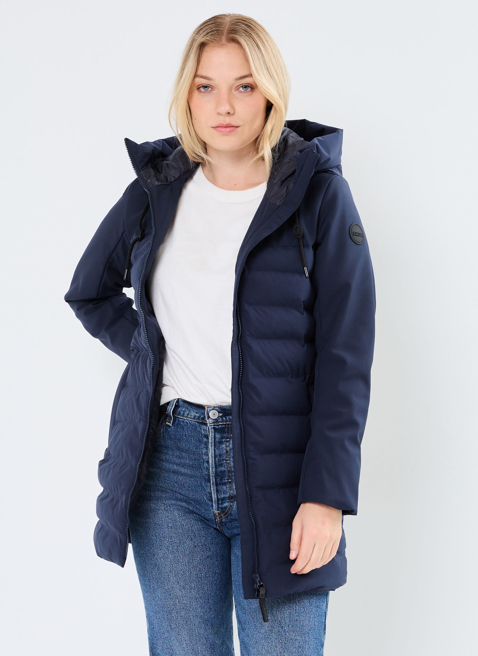 Gewatteerde jassen ALBEE/ dames blauw Icepeak Gewatteerde jassen ALBEE/ dames blauw BLEU FONCE