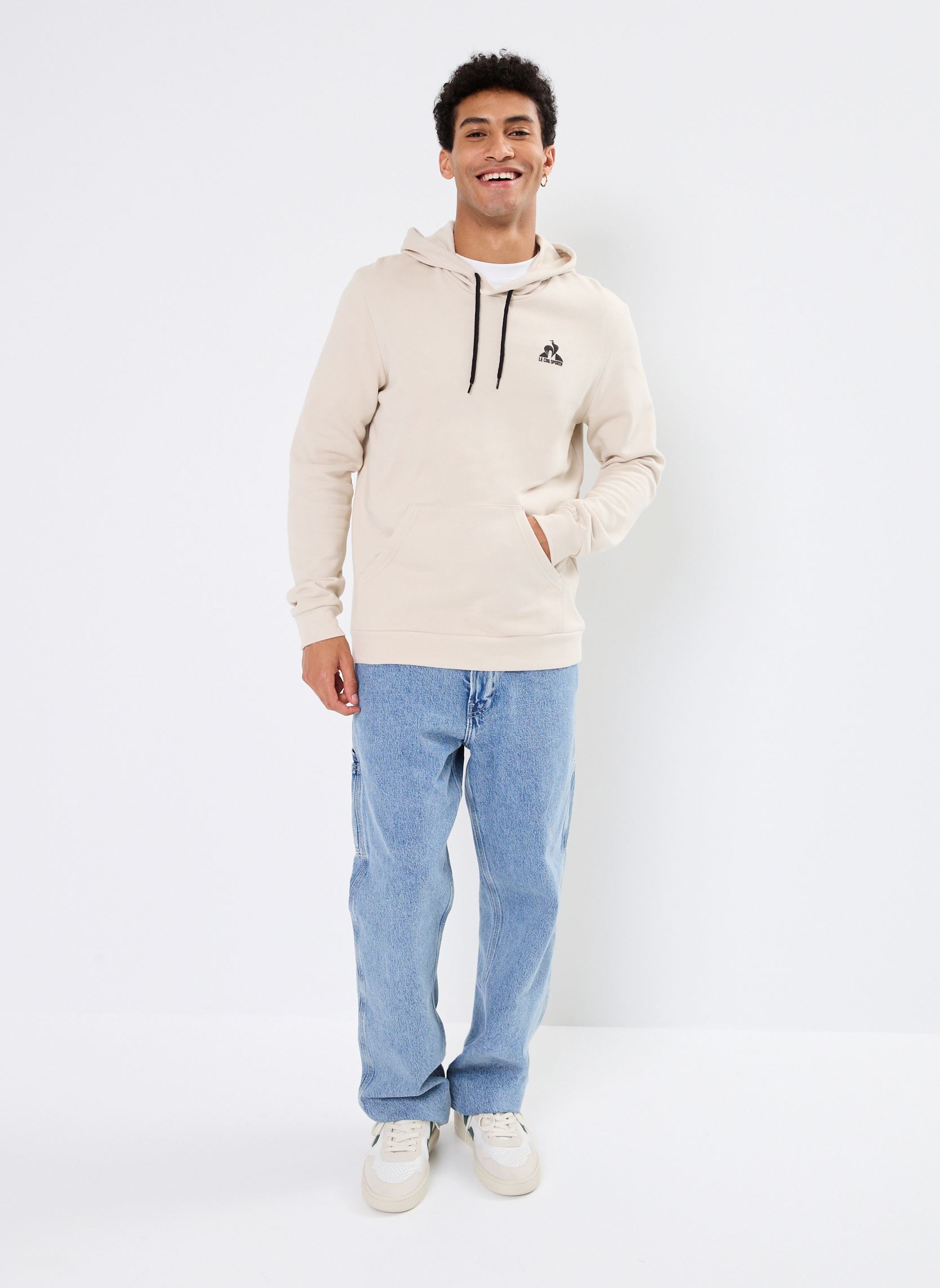Sweatshirts CONTEMPORAIN Hoody N°1 M heren beige Le Coq Sportif Sweatshirts CONTEMPORAIN Hoody N°1 M heren beige Peyote