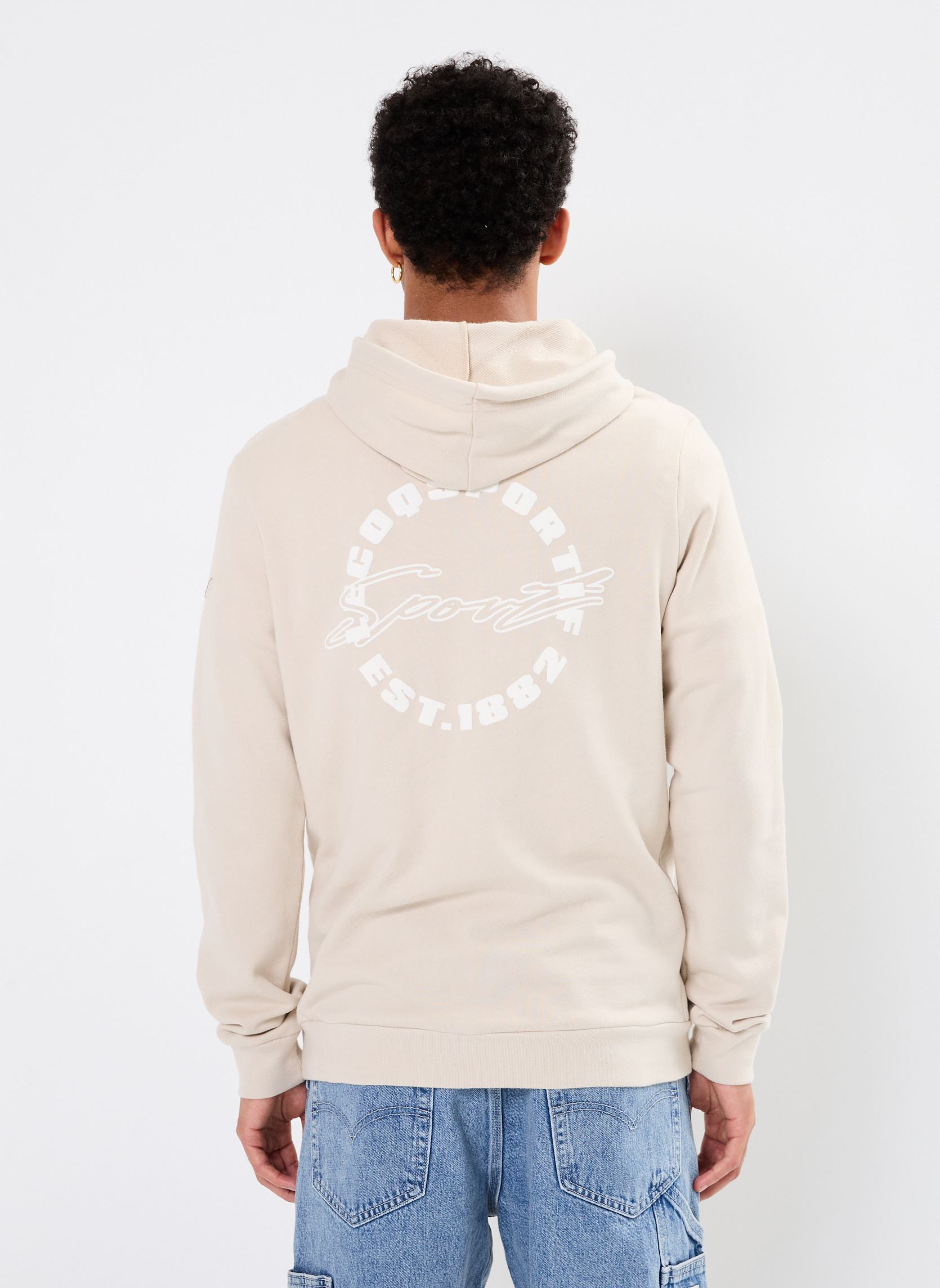 Sweatshirts CONTEMPORAIN Hoody N°1 M heren beige Le Coq Sportif Sweatshirts CONTEMPORAIN Hoody N°1 M heren beige Peyote