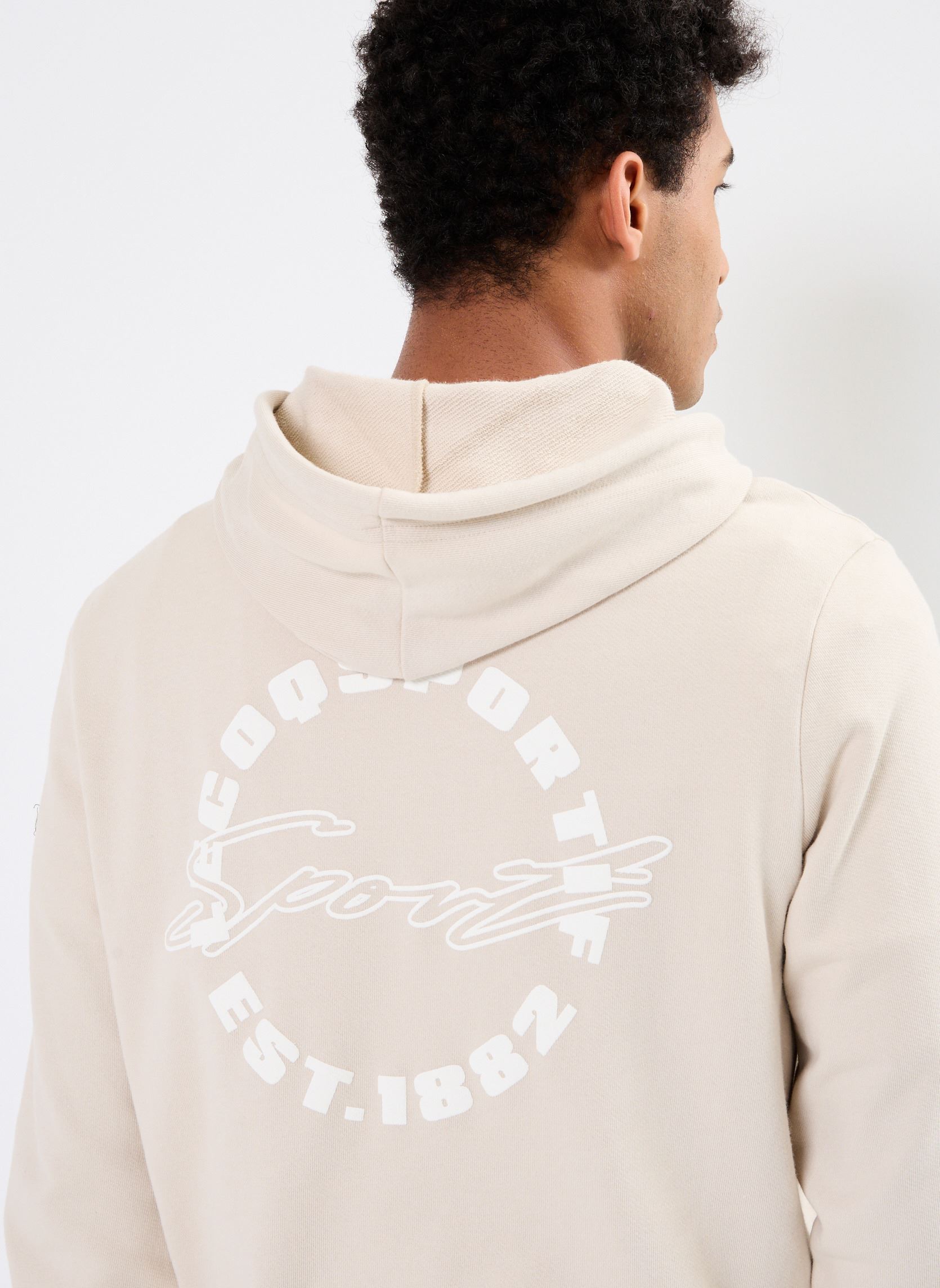 Sweatshirts CONTEMPORAIN Hoody N°1 M heren beige Le Coq Sportif Sweatshirts CONTEMPORAIN Hoody N°1 M heren beige Peyote