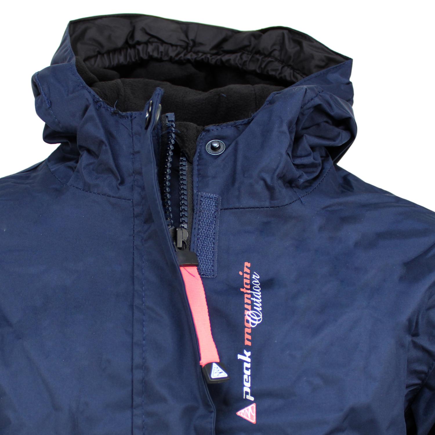 Vestes imperméables et coupe-vents bleu Peak Mountain Vestes imperméables et coupe-vents bleu Bleu marine