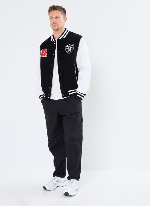 Bomber Satiné New Era - Las Vegas Raiders - Noir - Neuf Avec étiquettes