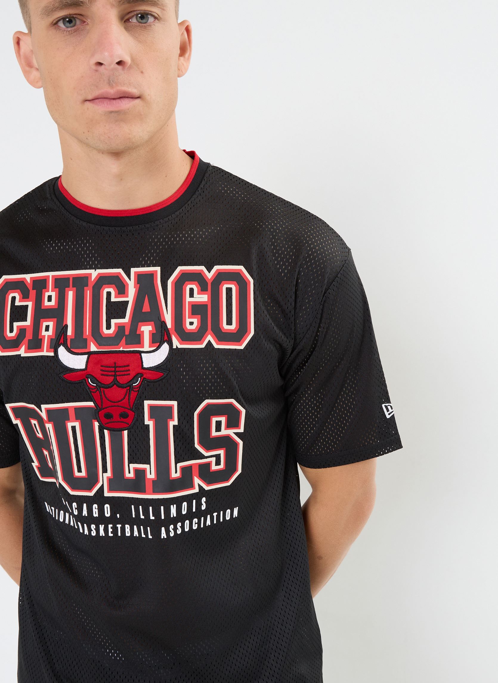 Tee-shirts manches courtes Os Mesh Tee Chicago Bulls - Mixte noir New Era Tee-shirts manches courtes Os Mesh Tee Chicago Bulls - Mixte noir CHICAGO BULLS BLKFDR