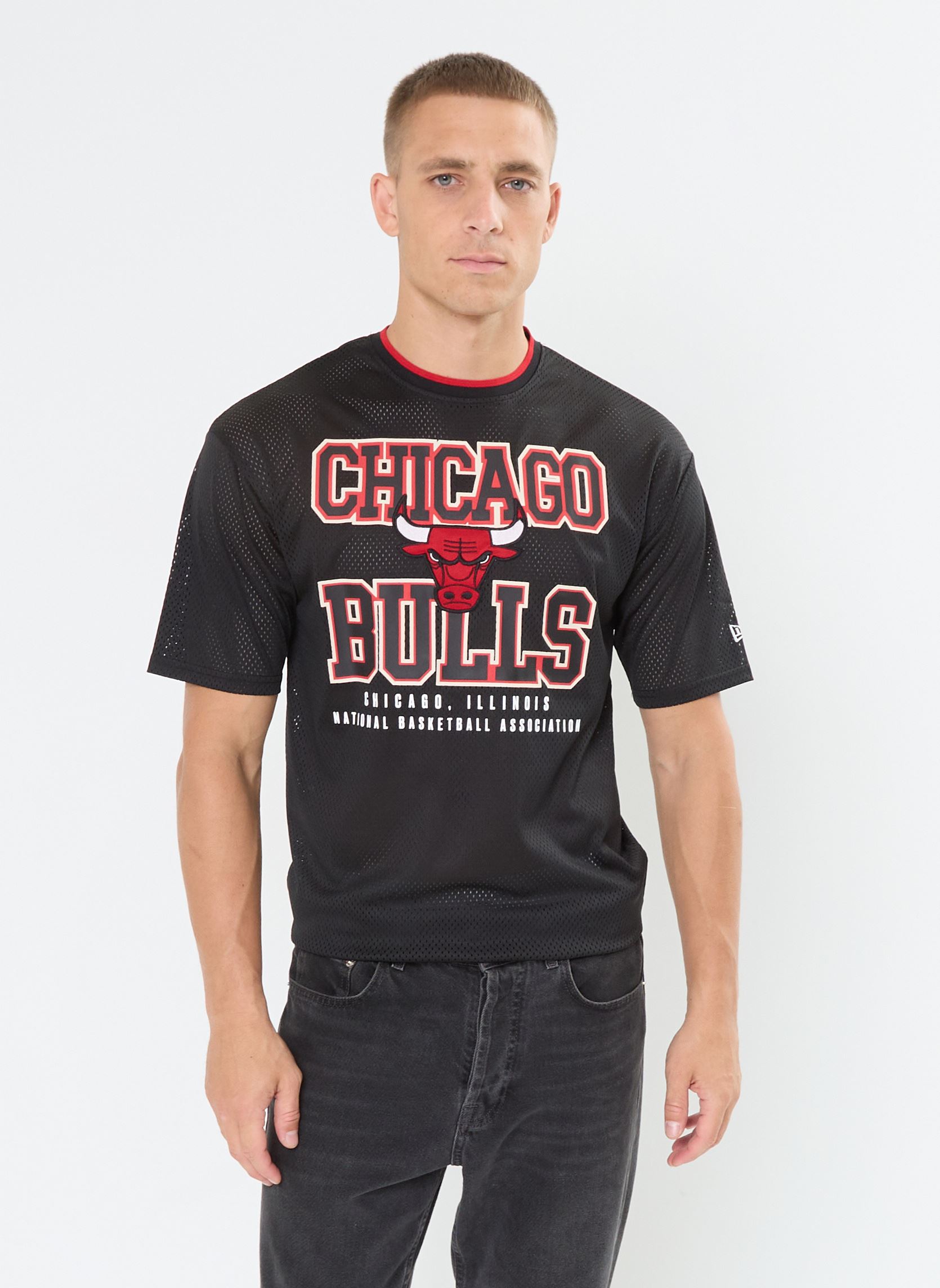 Tee-shirts manches courtes Os Mesh Tee Chicago Bulls - Mixte noir New Era Tee-shirts manches courtes Os Mesh Tee Chicago Bulls - Mixte noir CHICAGO BULLS BLKFDR
