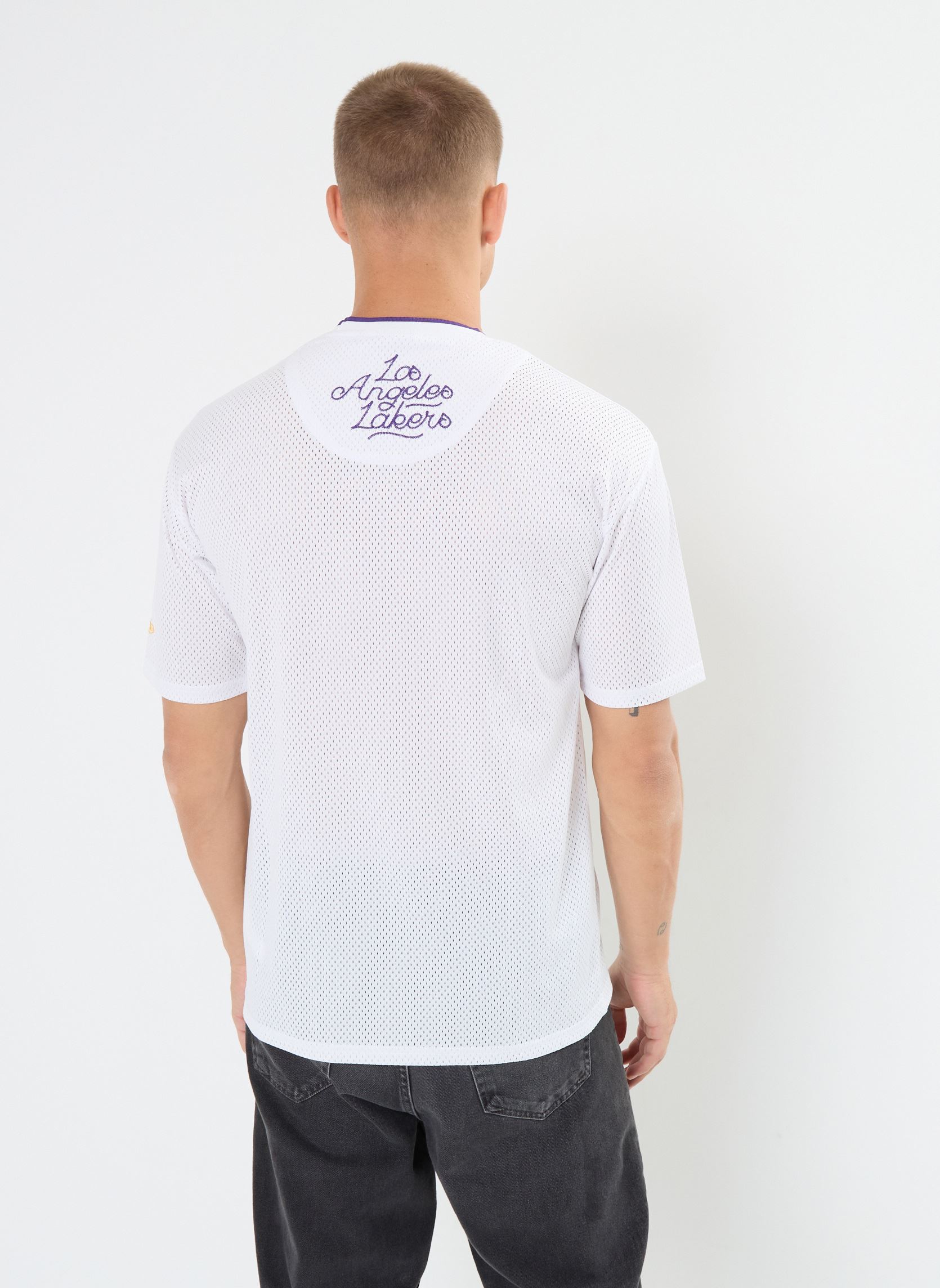 Tee-shirts manches courtes Os Mesh Tee Los Angeles Lakers - Mixte blanc New Era Tee-shirts manches courtes Os Mesh Tee Los Angeles Lakers - Mixte blanc LOS ANGELES LAKERS WHITRP