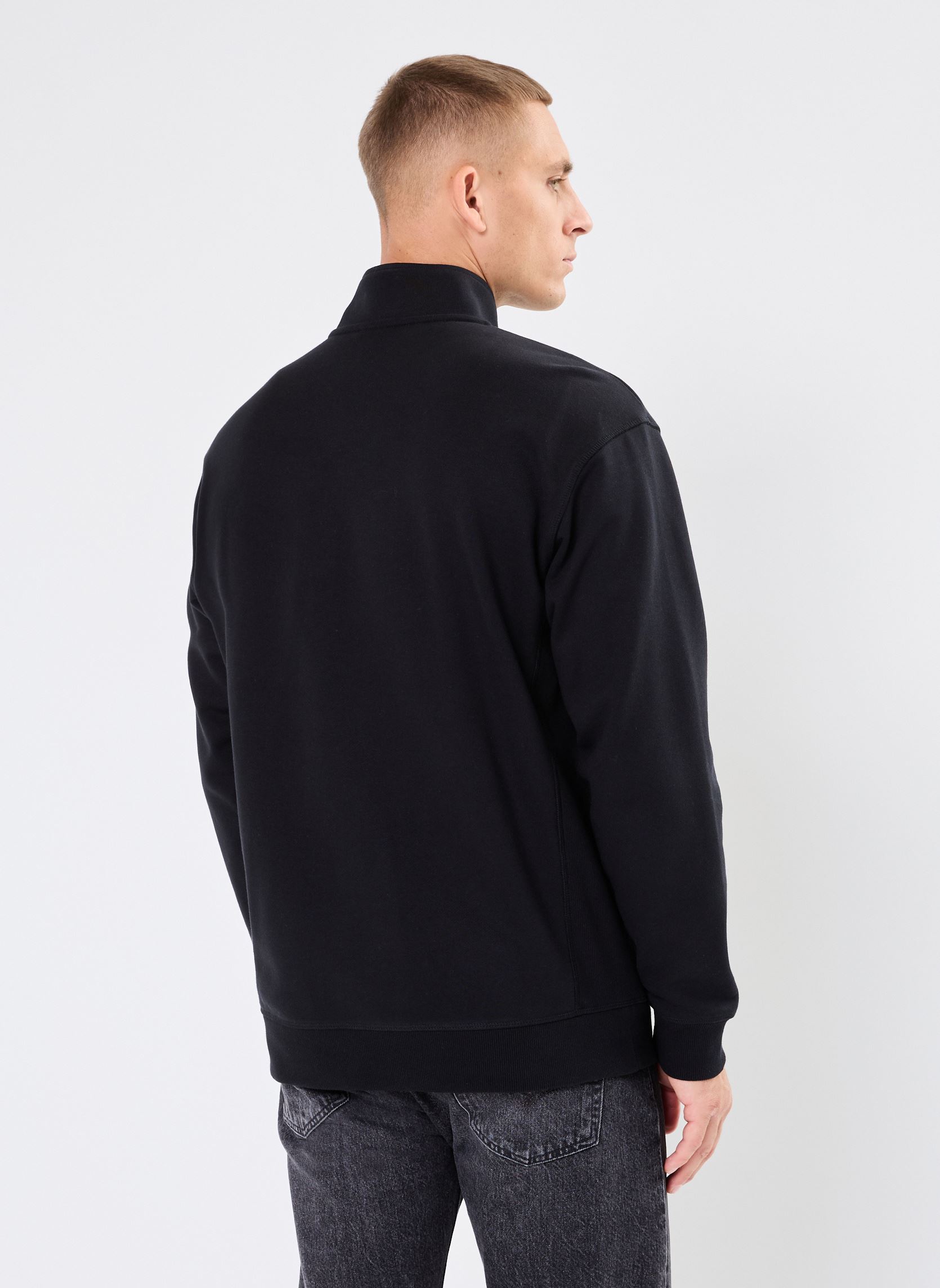 Sweaters met rits Athletics Fleece 1/2 Zip heren zwart New Balance Sweaters met rits Athletics Fleece 1/2 Zip heren zwart Black