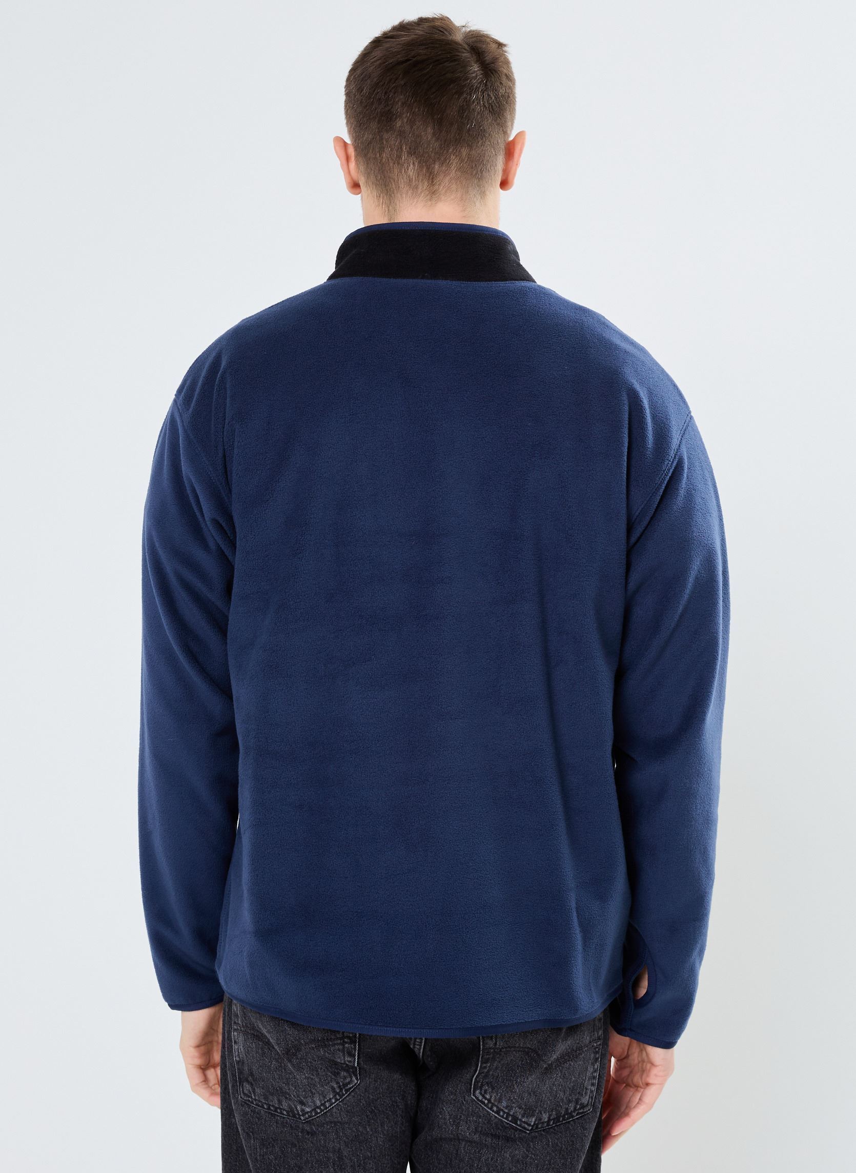 Sweats zippés Polar Fleece 1/2 Zip homme bleu New Balance Sweats zippés Polar Fleece 1/2 Zip homme bleu NB NAVY