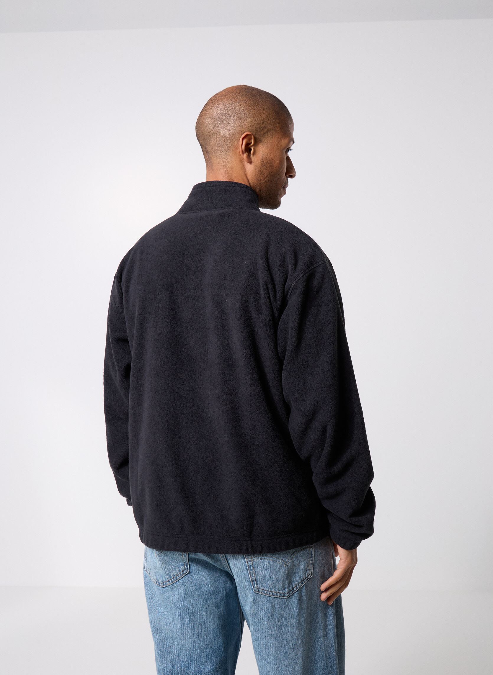 Sweats zippés Polar Fleece 1/2 Zip homme noir New Balance Sweats zippés Polar Fleece 1/2 Zip homme noir BLACK