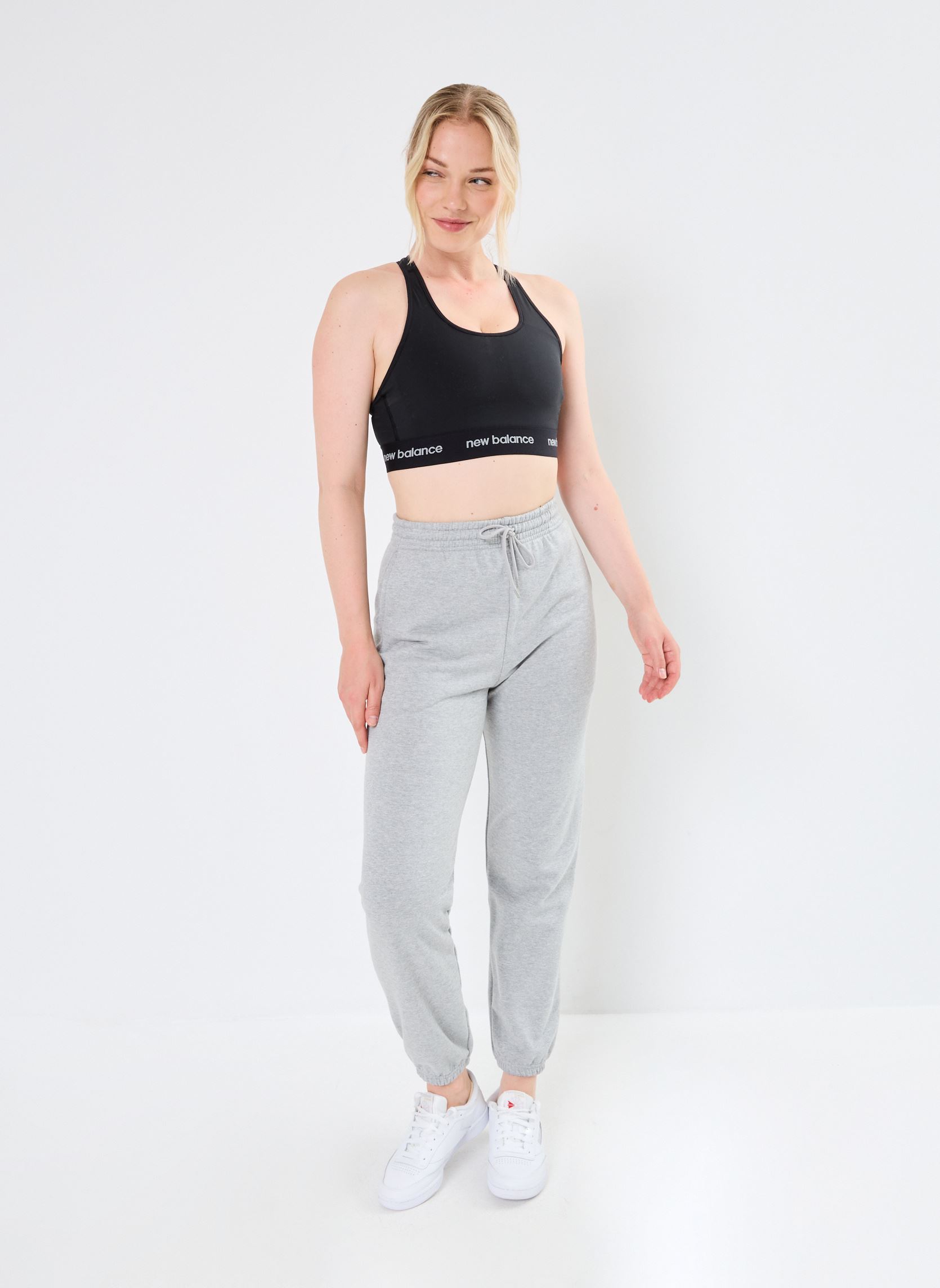 Reggiseni sport NB Sleek Medium Support Sports Bra donna nero New Balance Reggiseni sport NB Sleek Medium Support Sports Bra donna nero Black