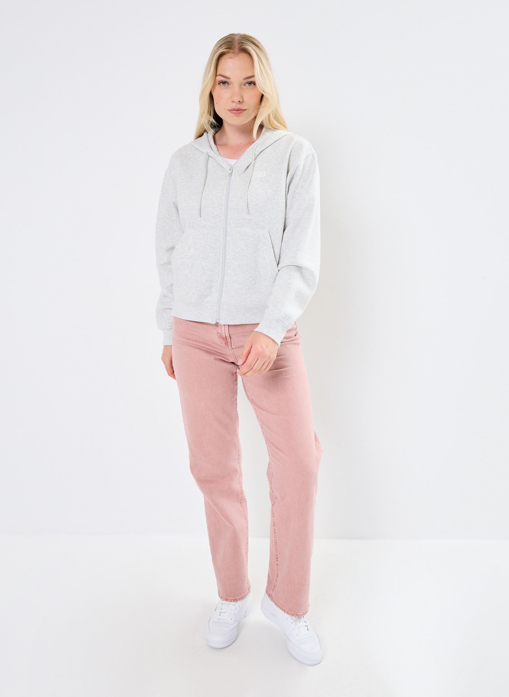 Sweats zippés Sport Essentials Fleece Full Zip/ femme gris New Balance Sweats zippés Sport Essentials Fleece Full Zip/ femme gris ASH HEATHER