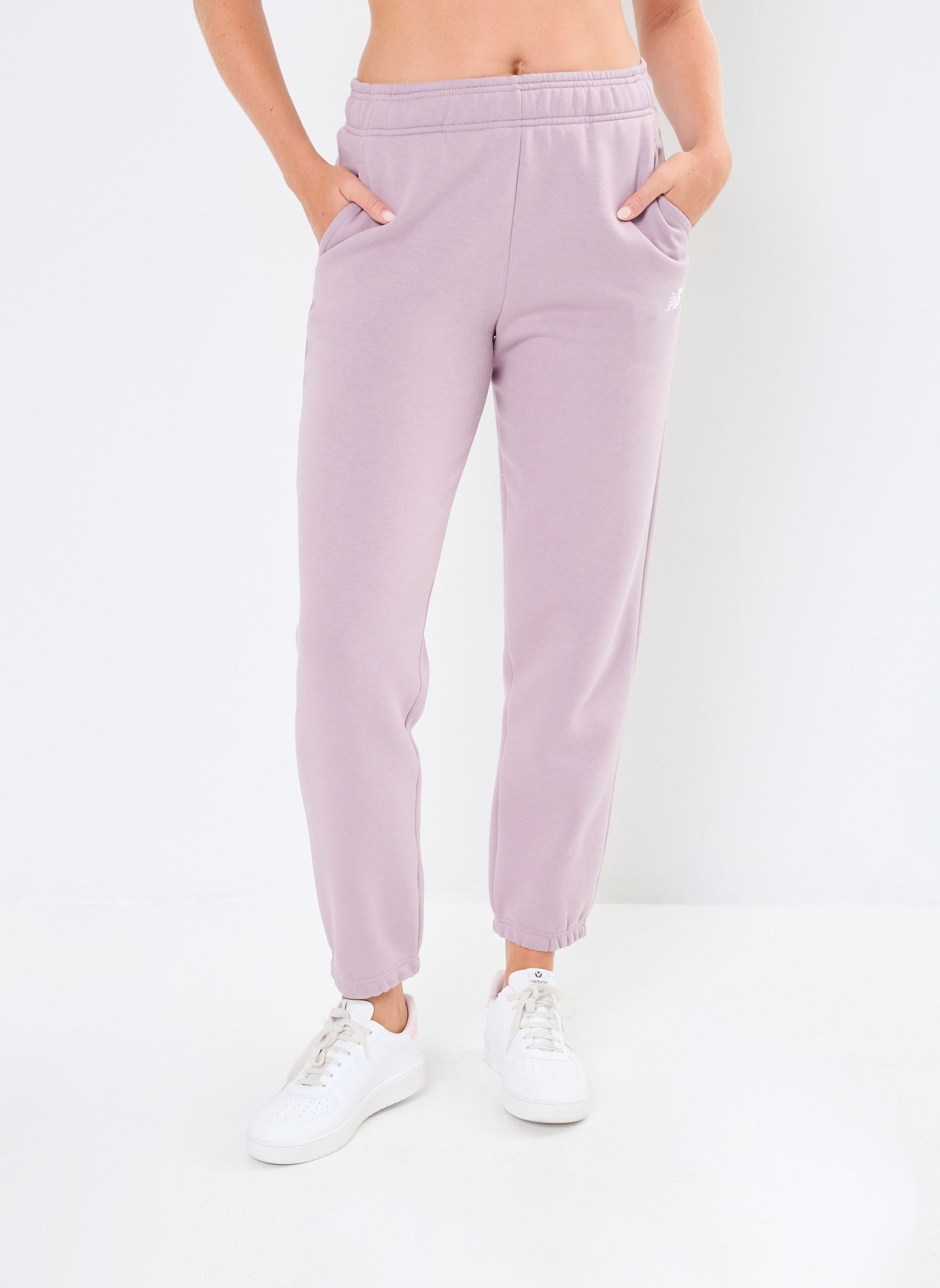 Bas de jogging Sport Essentials Fleece Jogger- femme violet New Balance Bas de jogging Sport Essentials Fleece Jogger- femme violet ICE WINE