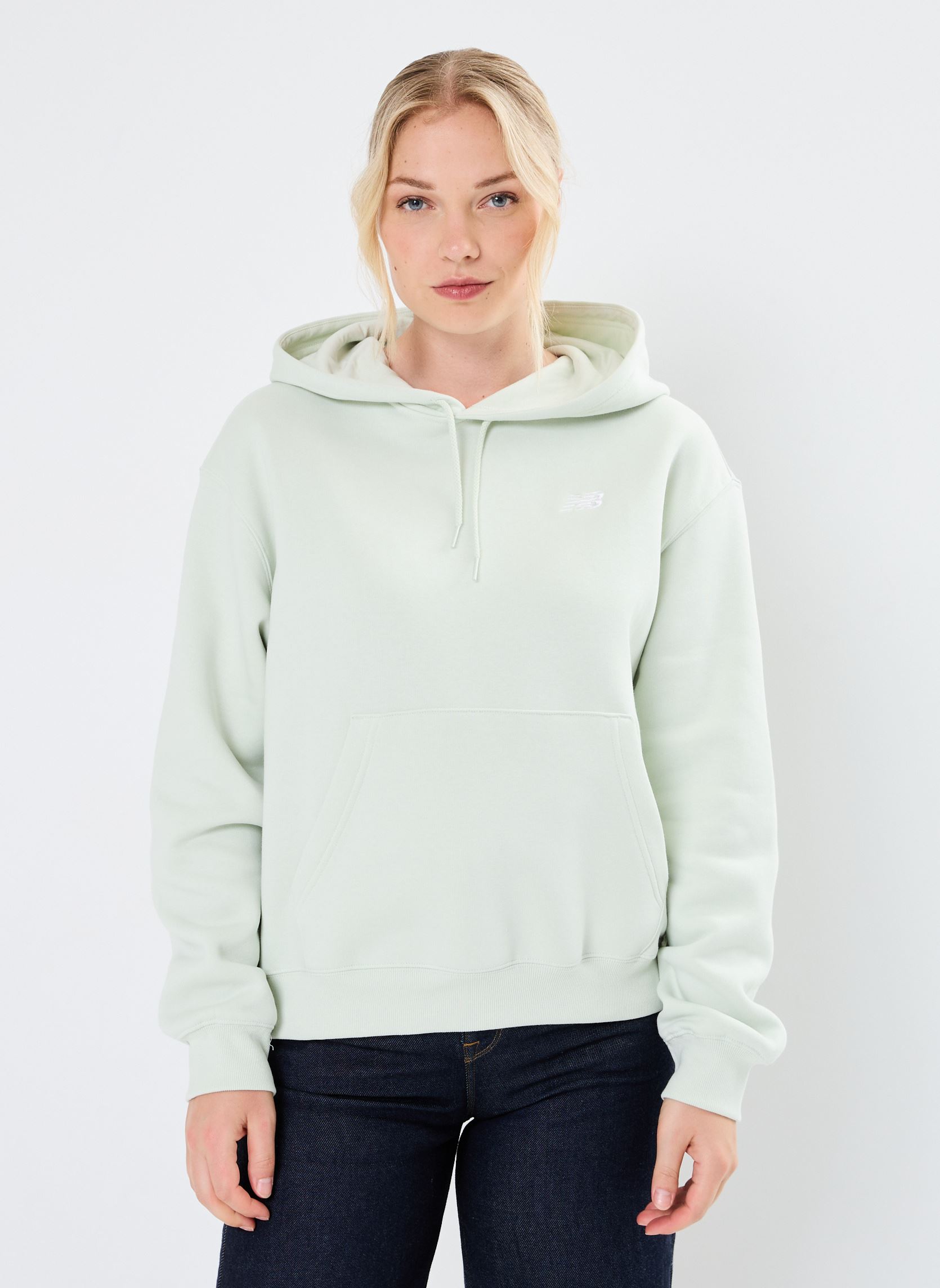 Sweat shirt New Balance SMALL LOGO HOODIE EU - vue 6