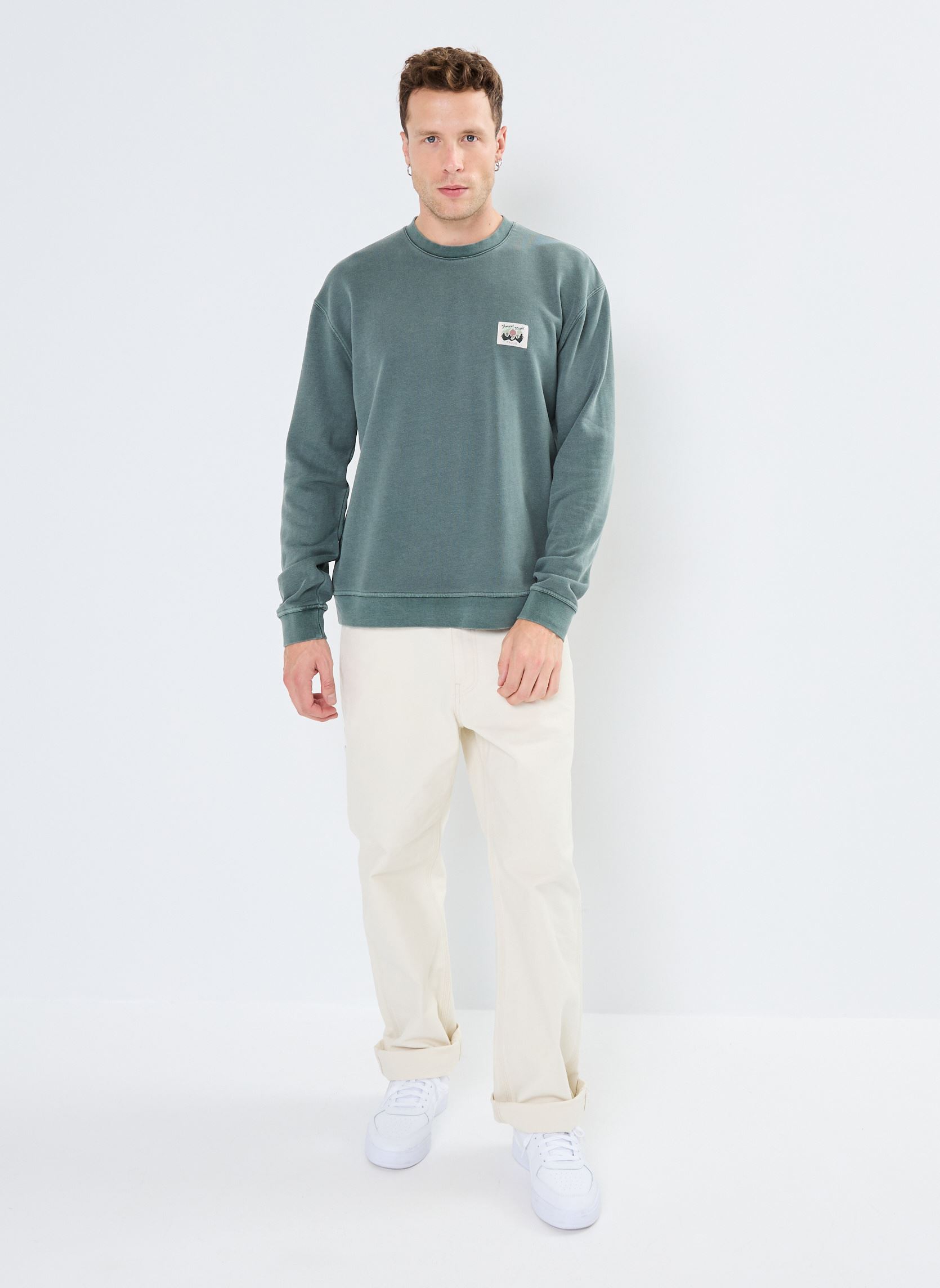 Pulls Fango Sweatshirt Cotton homme vert Faguo Pulls Fango Sweatshirt Cotton homme vert GRE02