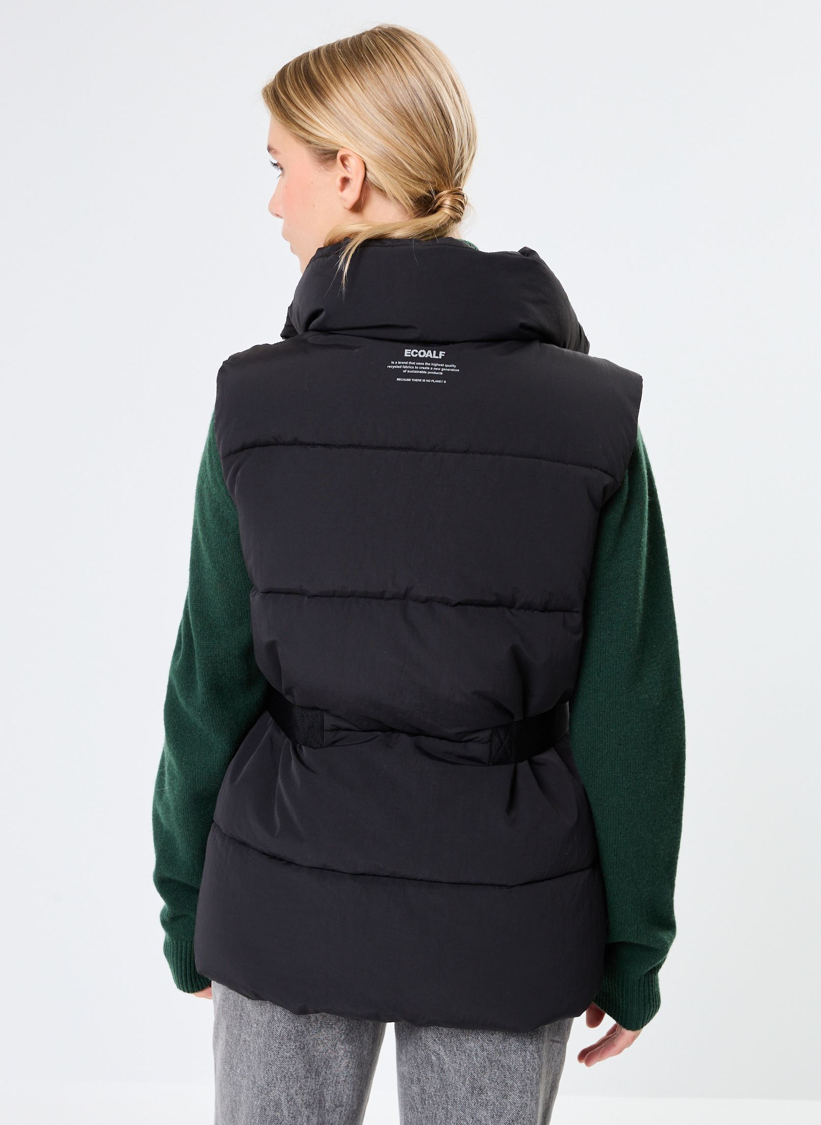 Piumini senza maniche MISENALF VEST WOMAN donna nero Ecoalf Piumini senza maniche MISENALF VEST WOMAN donna nero Black