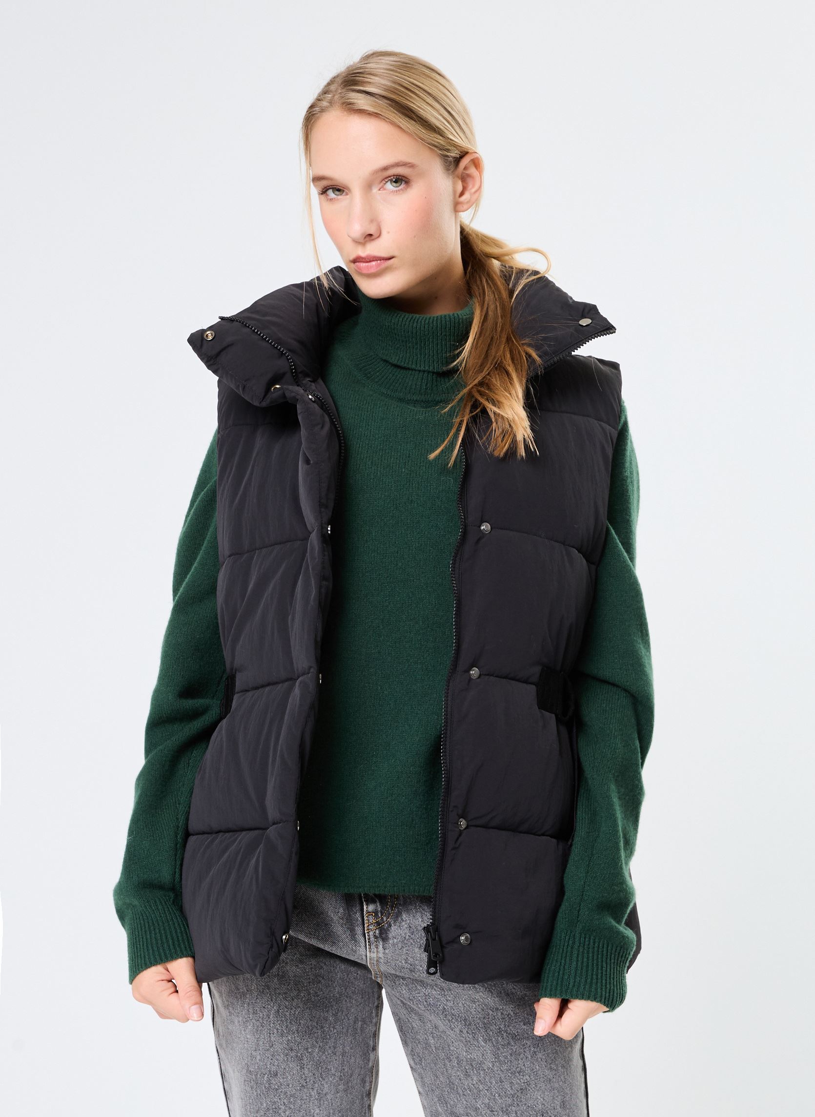 Piumini senza maniche MISENALF VEST WOMAN donna nero Ecoalf Piumini senza maniche MISENALF VEST WOMAN donna nero Black