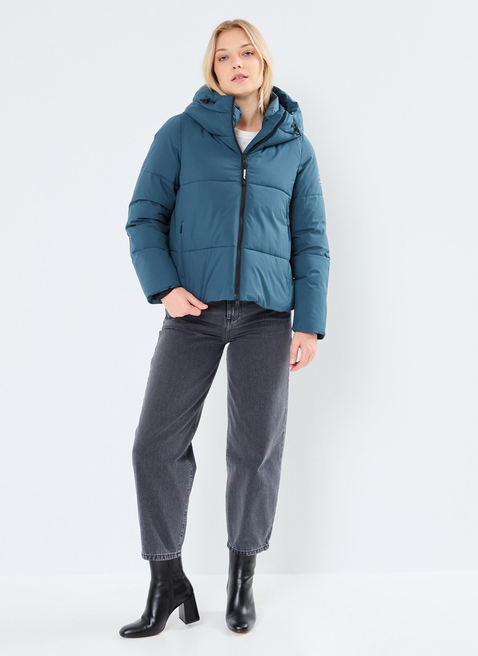Doudounes IPALAALF JACKET WOMAN femme vert Ecoalf Doudounes IPALAALF JACKET WOMAN femme vert Plumb