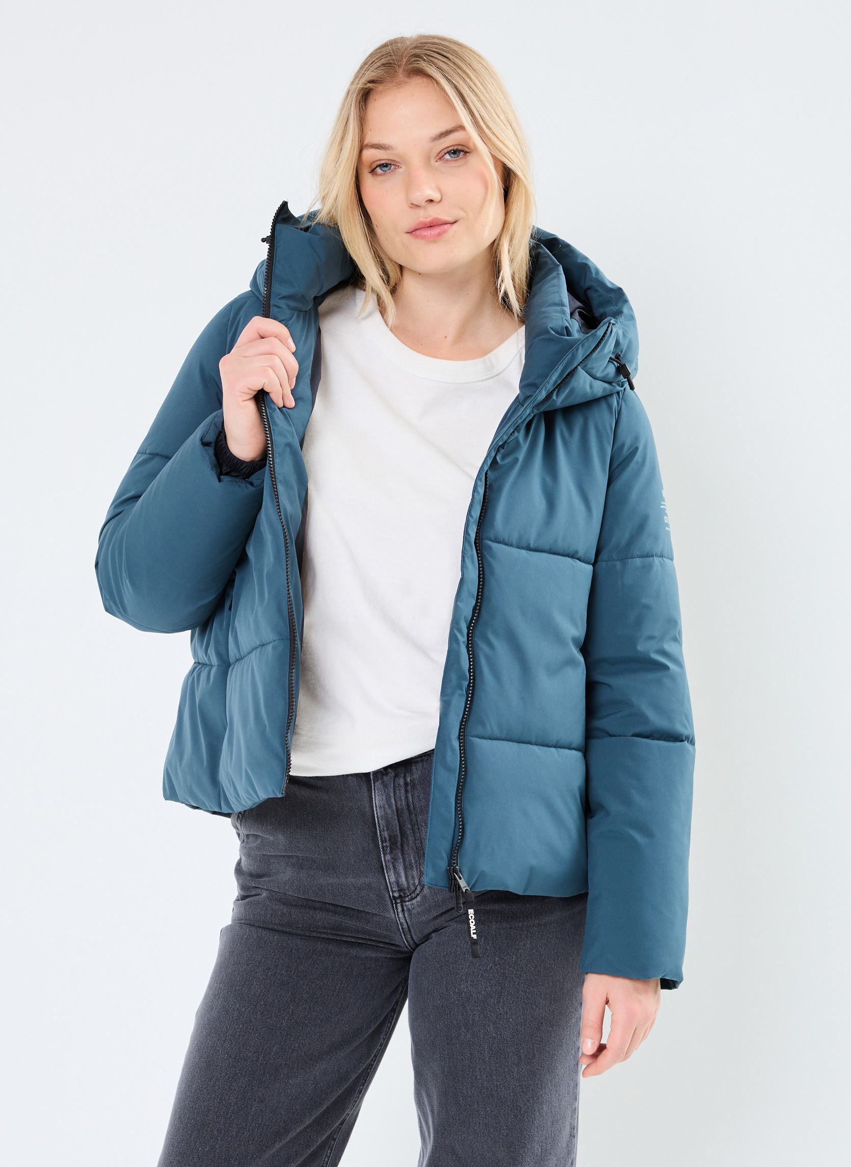 Doudounes IPALAALF JACKET WOMAN femme vert Ecoalf Doudounes IPALAALF JACKET WOMAN femme vert Plumb