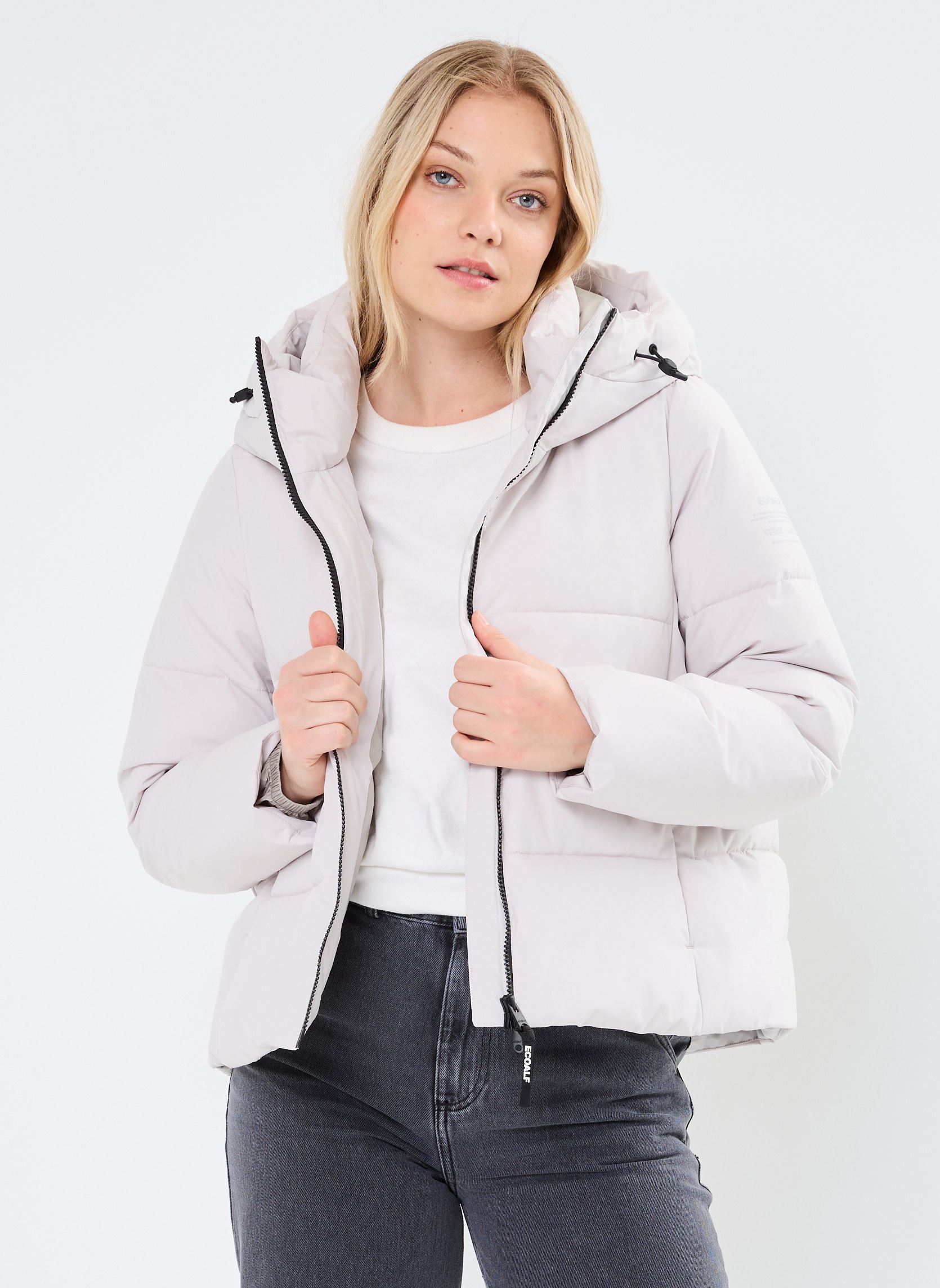 Piumini IPALAALF JACKET WOMAN donna bianco Ecoalf Piumini IPALAALF JACKET WOMAN donna bianco Antartica