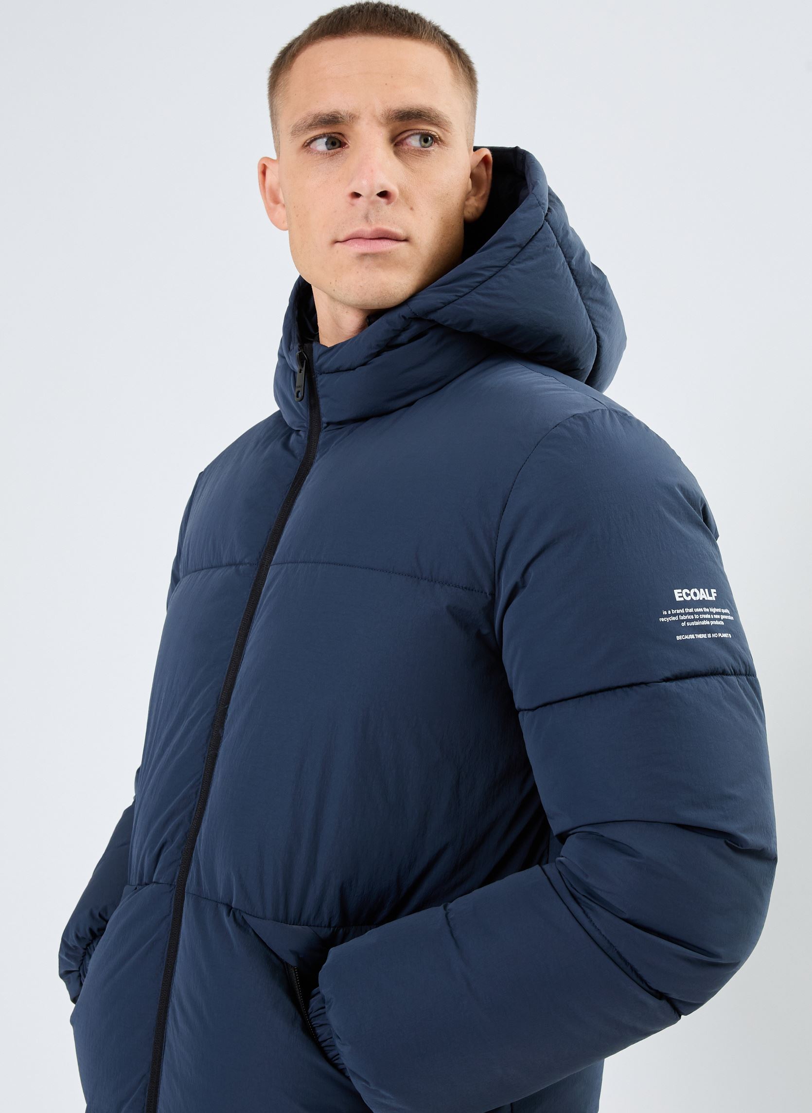 Chaqueta BANSALF JACKET MAN hombre azul Ecoalf Chaqueta BANSALF JACKET MAN hombre azul STEEL BLUE