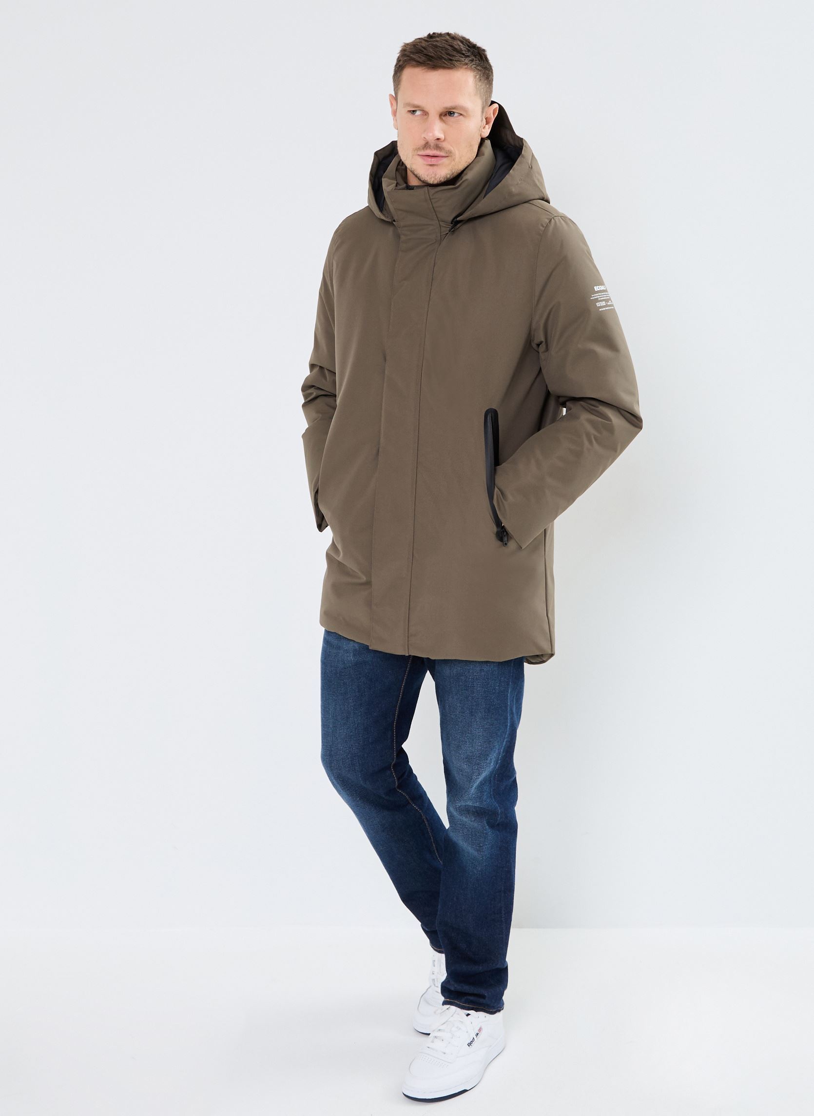 Parkas RAINERALF JACKET MAN herren beige Ecoalf Parkas RAINERALF JACKET MAN herren beige Dark sand