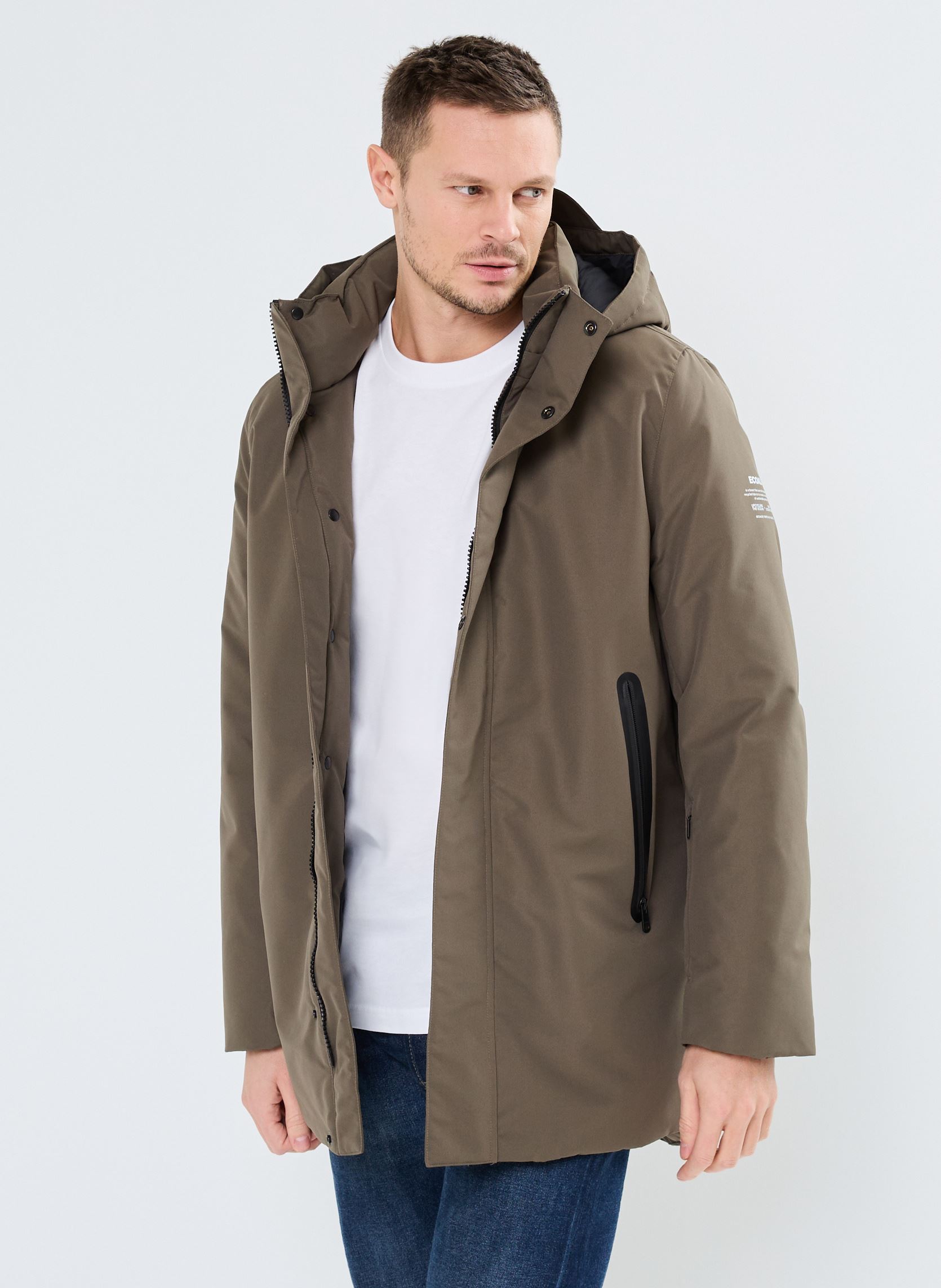Parkas RAINERALF JACKET MAN herren beige Ecoalf Parkas RAINERALF JACKET MAN herren beige Dark sand