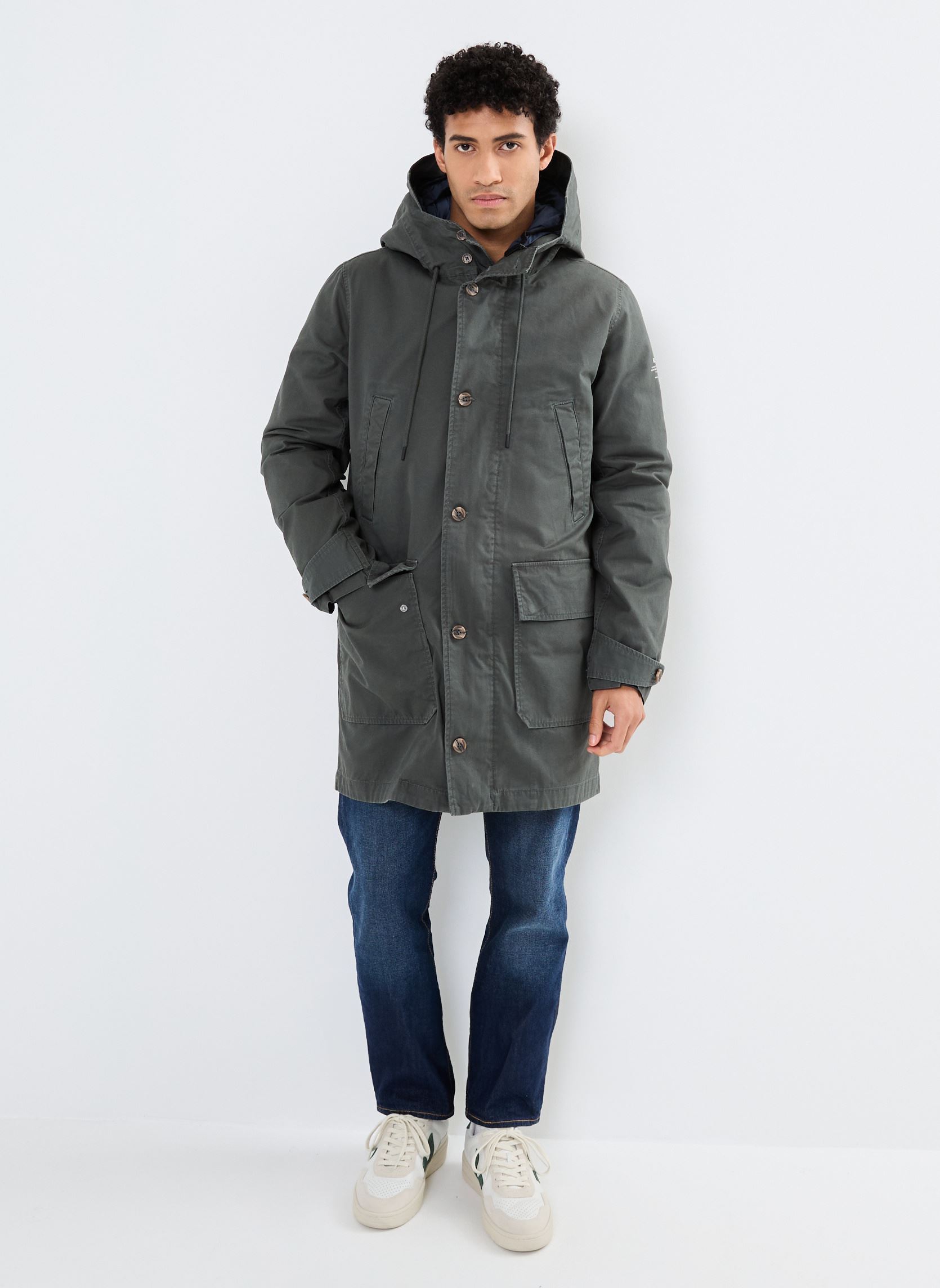 Parkas MERAPIALF JACKET MAN homme vert Ecoalf Parkas MERAPIALF JACKET MAN homme vert khaki