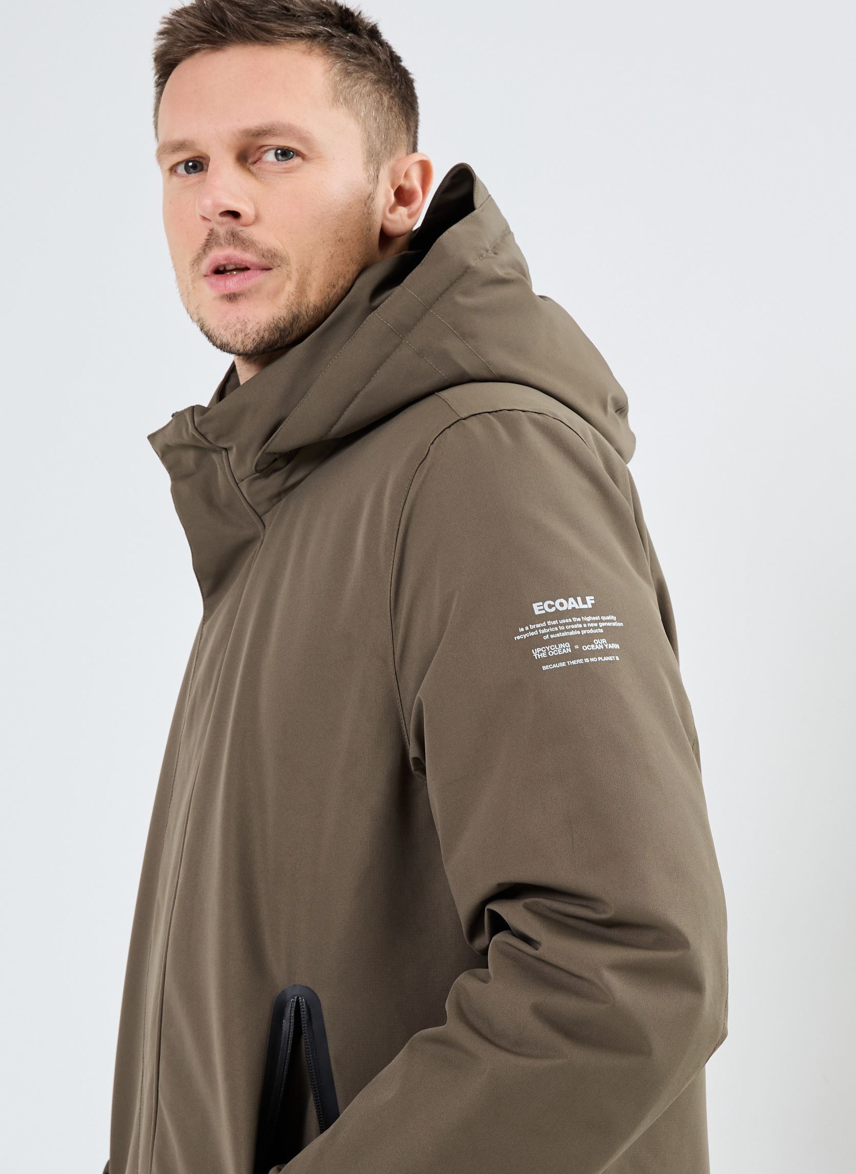 Parkas PARKOALF JACKET MAN homme marron Ecoalf Parkas PARKOALF JACKET MAN homme marron Dark Olive