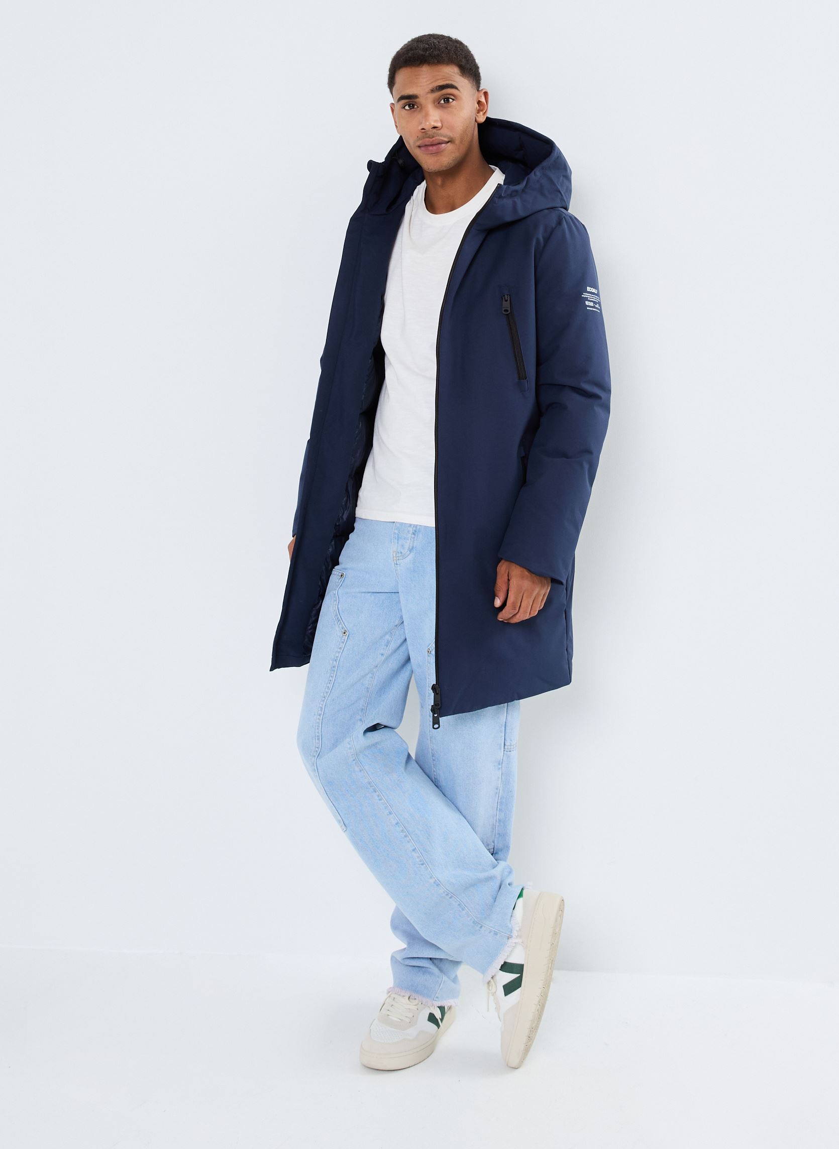 Parkas LIVORNOALF JACKET MAN hombre azul Ecoalf Parkas LIVORNOALF JACKET MAN hombre azul Blue Navy