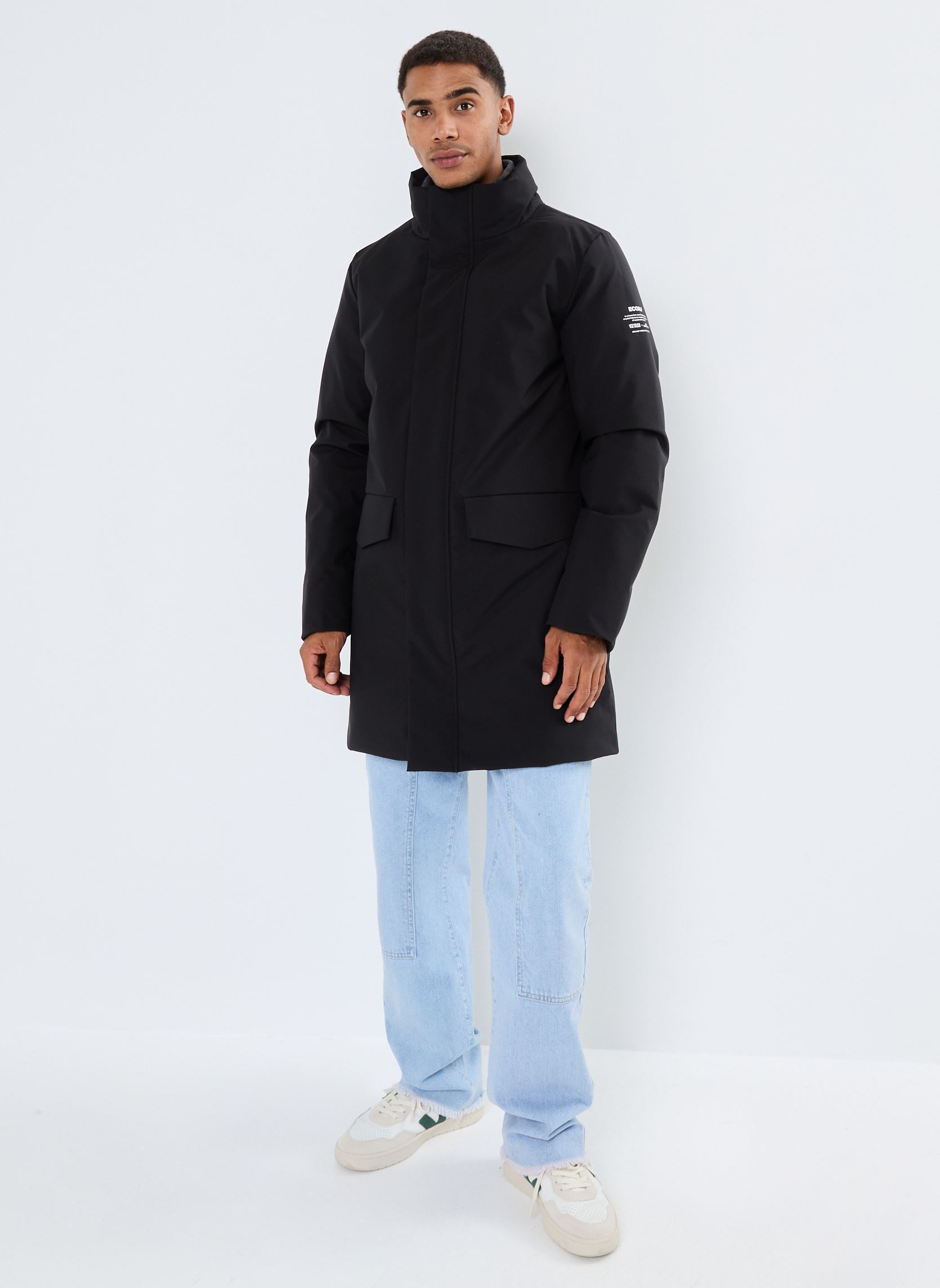 Parkas NOSHAQALF JACKET MAN homme noir Ecoalf Parkas NOSHAQALF JACKET MAN homme noir BLACK