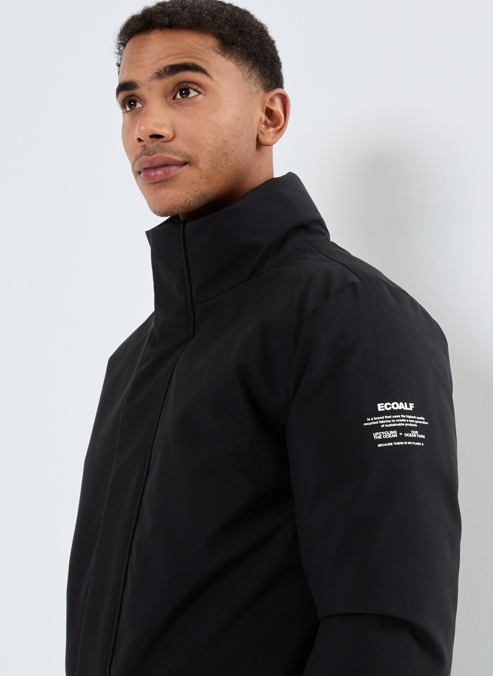 Parkas NOSHAQALF JACKET MAN homme noir Ecoalf Parkas NOSHAQALF JACKET MAN homme noir BLACK