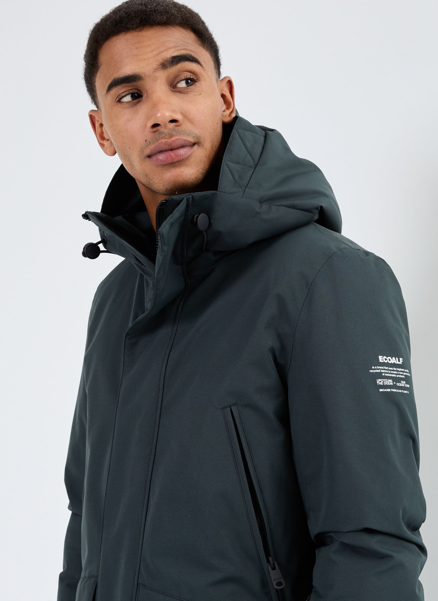 Parkas NEW ICEBERGALF JACKET MAN hombre verde Ecoalf Parkas NEW ICEBERGALF JACKET MAN hombre verde WOODLAND GREEN