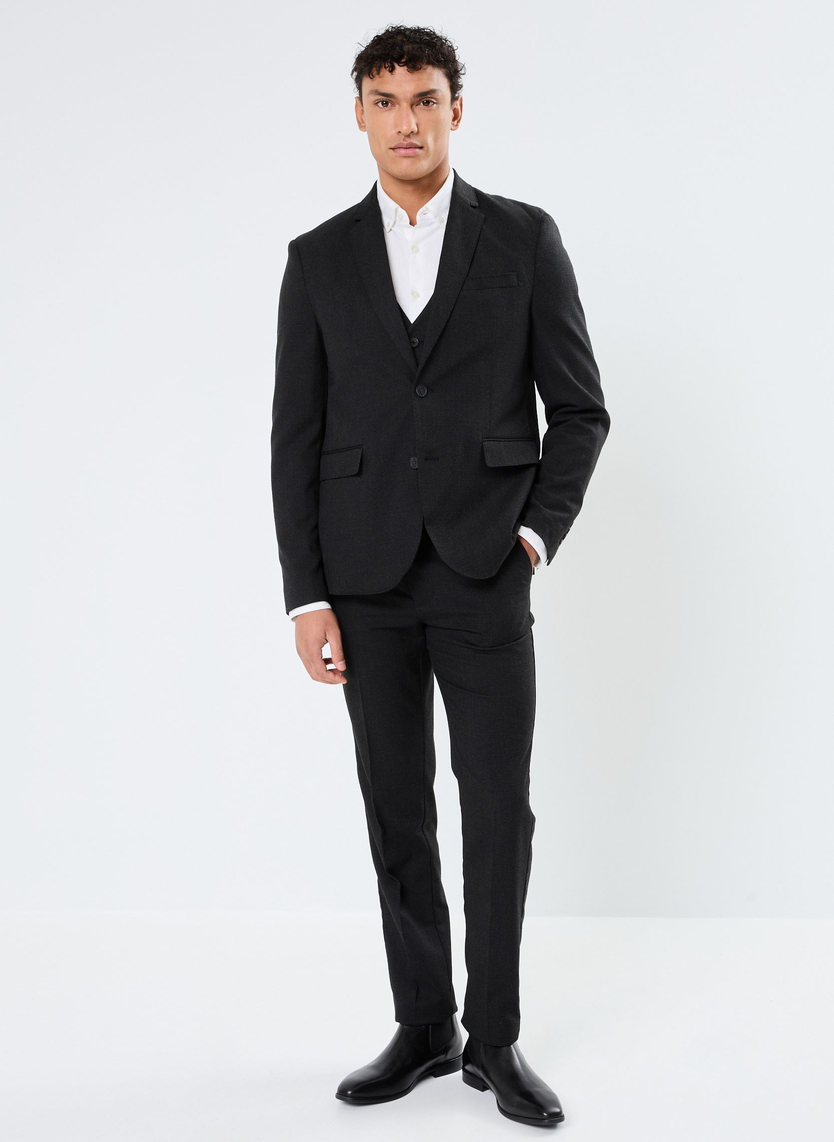 Jacketts / Sakkos VELIBLAZH herren schwarz Marvin&Co Jacketts / Sakkos VELIBLAZH herren schwarz Jet black