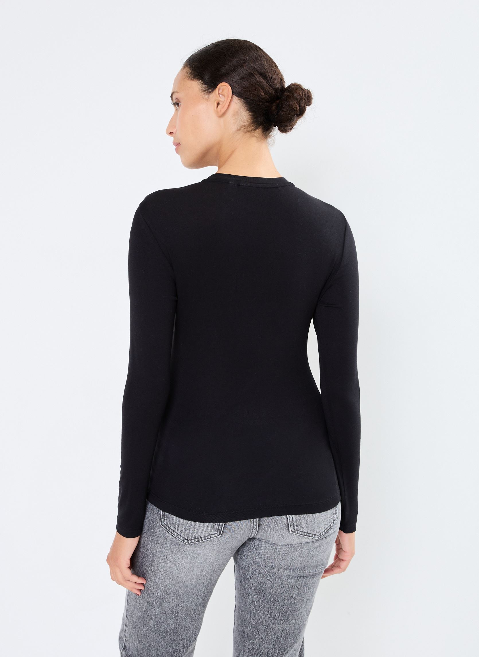 Langarm-T-Shirts VIALEXIA O-NECK L/S TOP - NOOS damen schwarz Vila Langarm-T-Shirts VIALEXIA O-NECK L/S TOP - NOOS damen schwarz Black Beauty