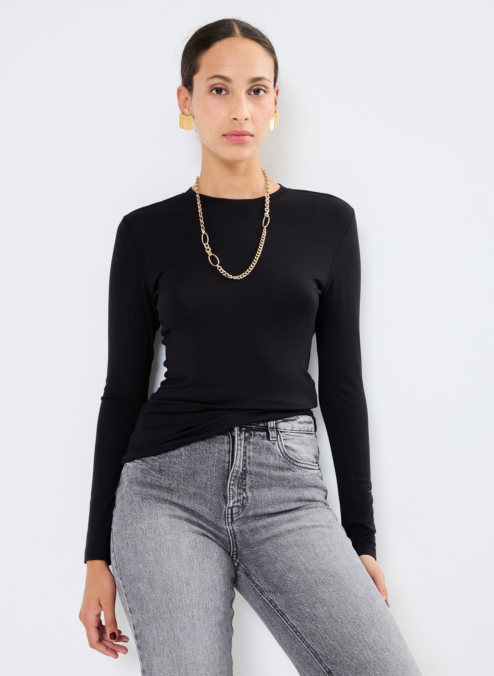 Langarm-T-Shirts VIALEXIA O-NECK L/S TOP - NOOS damen schwarz Vila Langarm-T-Shirts VIALEXIA O-NECK L/S TOP - NOOS damen schwarz Black Beauty