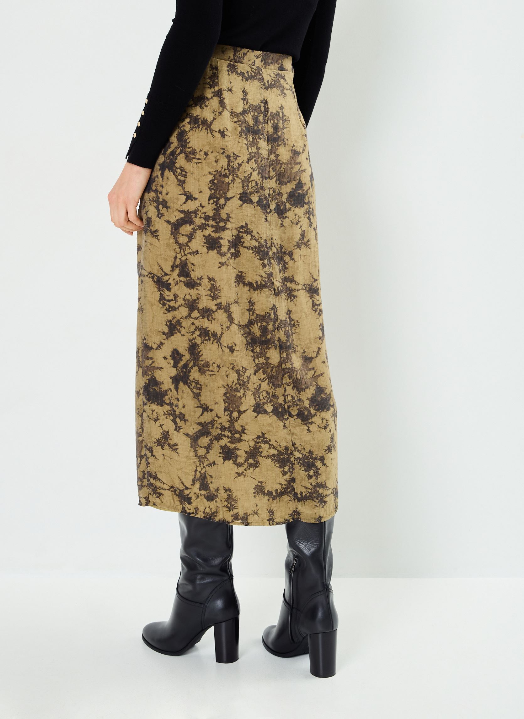 Jupes longues VILYRIA ERO RW ANKLE SKIRT/C29 femme vert Vila Jupes longues VILYRIA ERO RW ANKLE SKIRT/C29 femme vert Gothic olive
