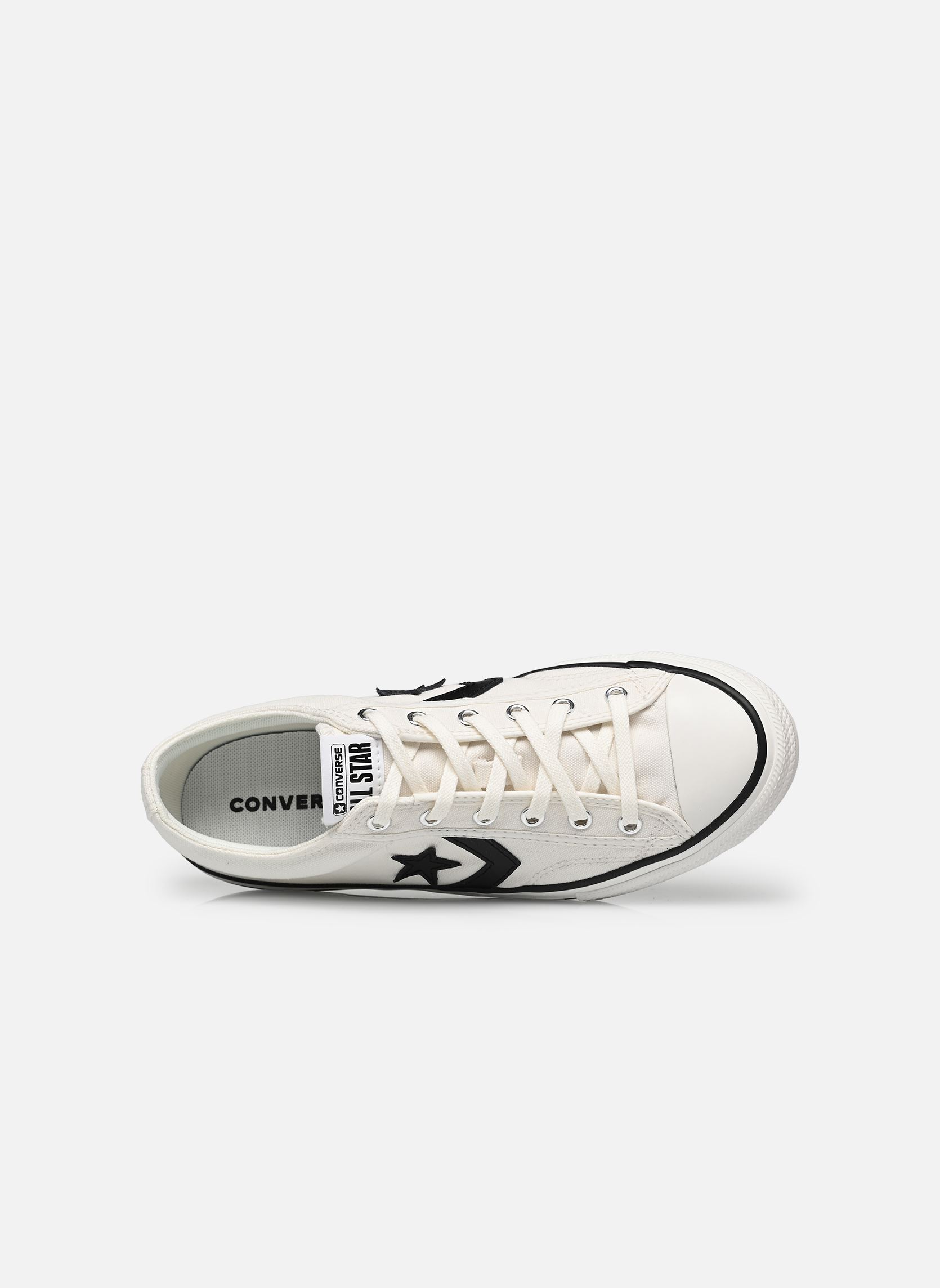 Baskets basses Star Player 76 Ox J blanc Converse Baskets basses Star Player 76 Ox J blanc Vintage White/Black