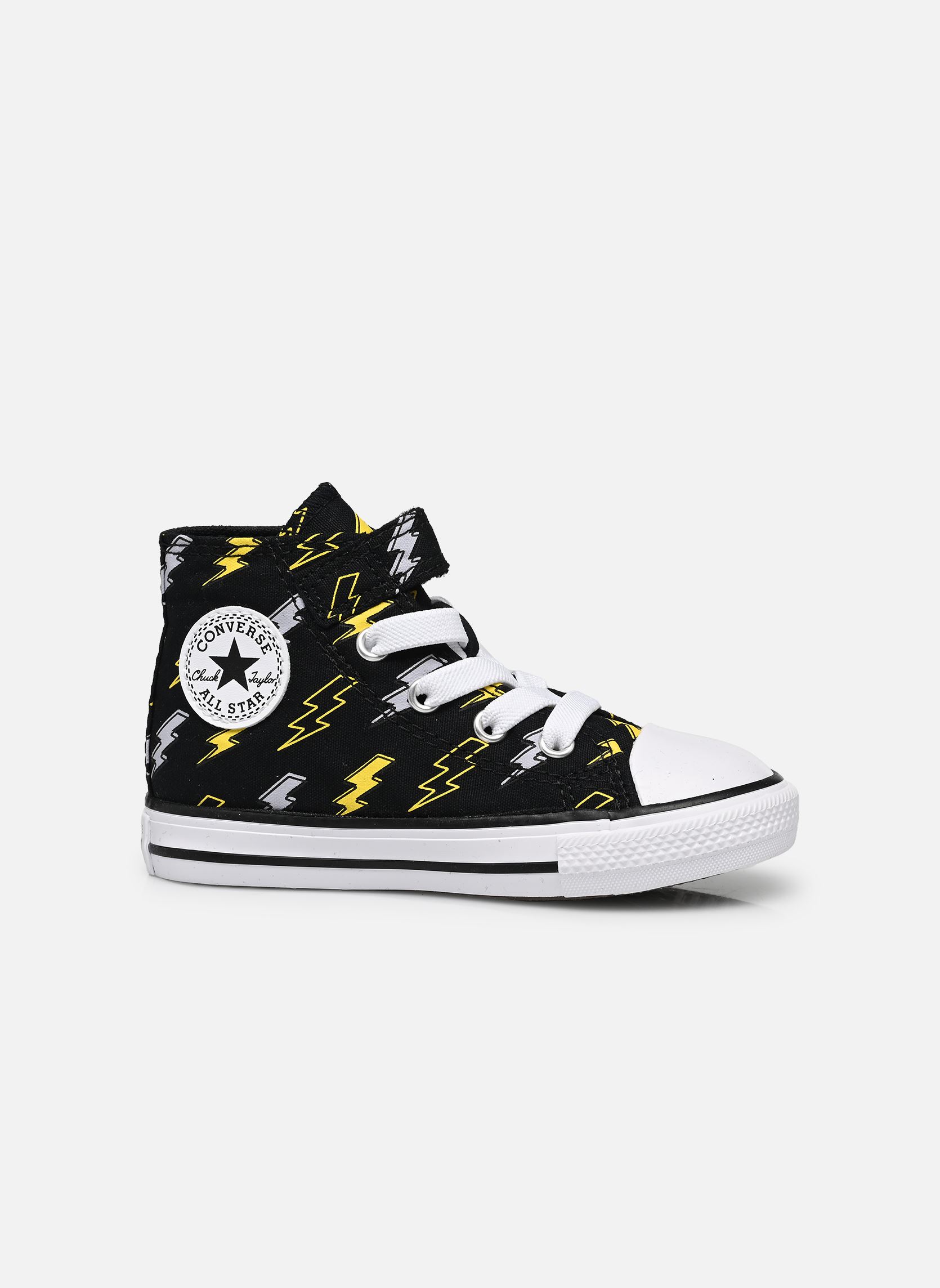 Baskets hautes Chuck Taylor All Star 1V Hi I garçon noir Converse Baskets hautes Chuck Taylor All Star 1V Hi I garçon noir Black/Golden Wren/Ghost Town