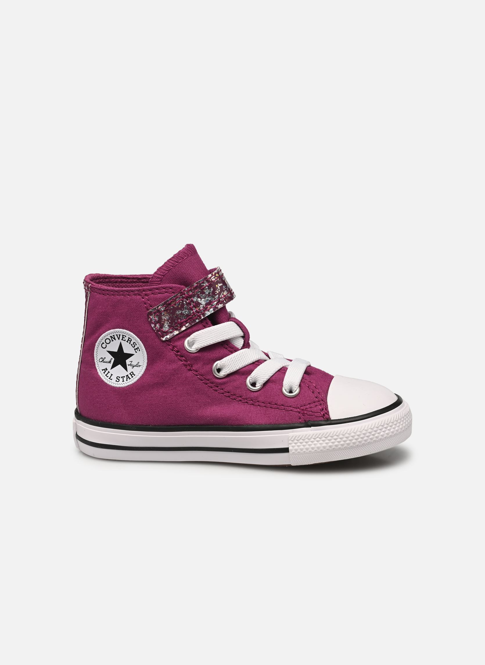 Baskets hautes Chuck Taylor All Star 1V Hi I fille violet Converse Baskets hautes Chuck Taylor All Star 1V Hi I fille violet Quantum Violet/White/Black