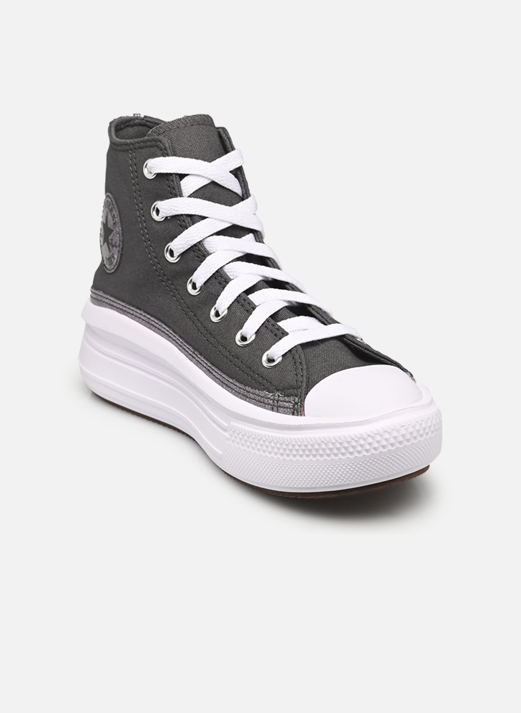 Baskets montantes enfant Converse CHUCK TAYLOR ALL STAR MOVE GLITTER - vue 2