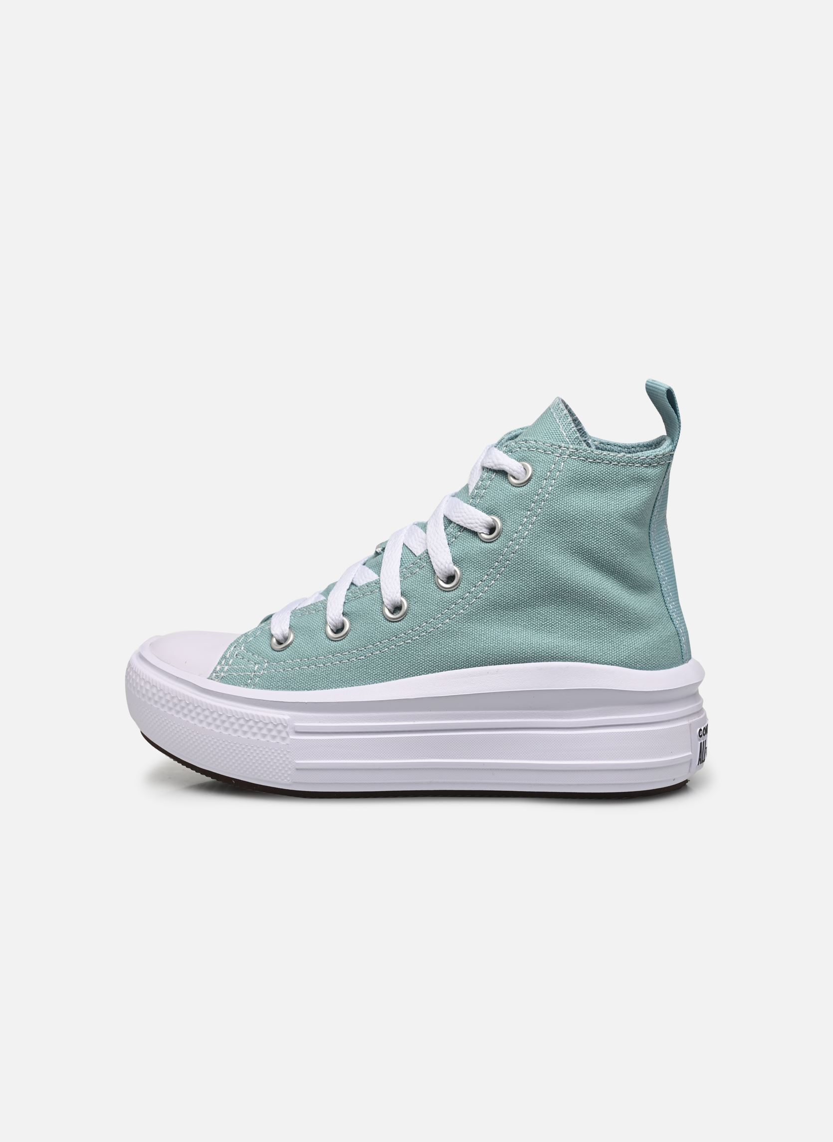 Baskets hautes Chuck Taylor All Star Move Hi C fille bleu Converse Baskets hautes Chuck Taylor All Star Move Hi C fille bleu Vernal Pool/White/Black