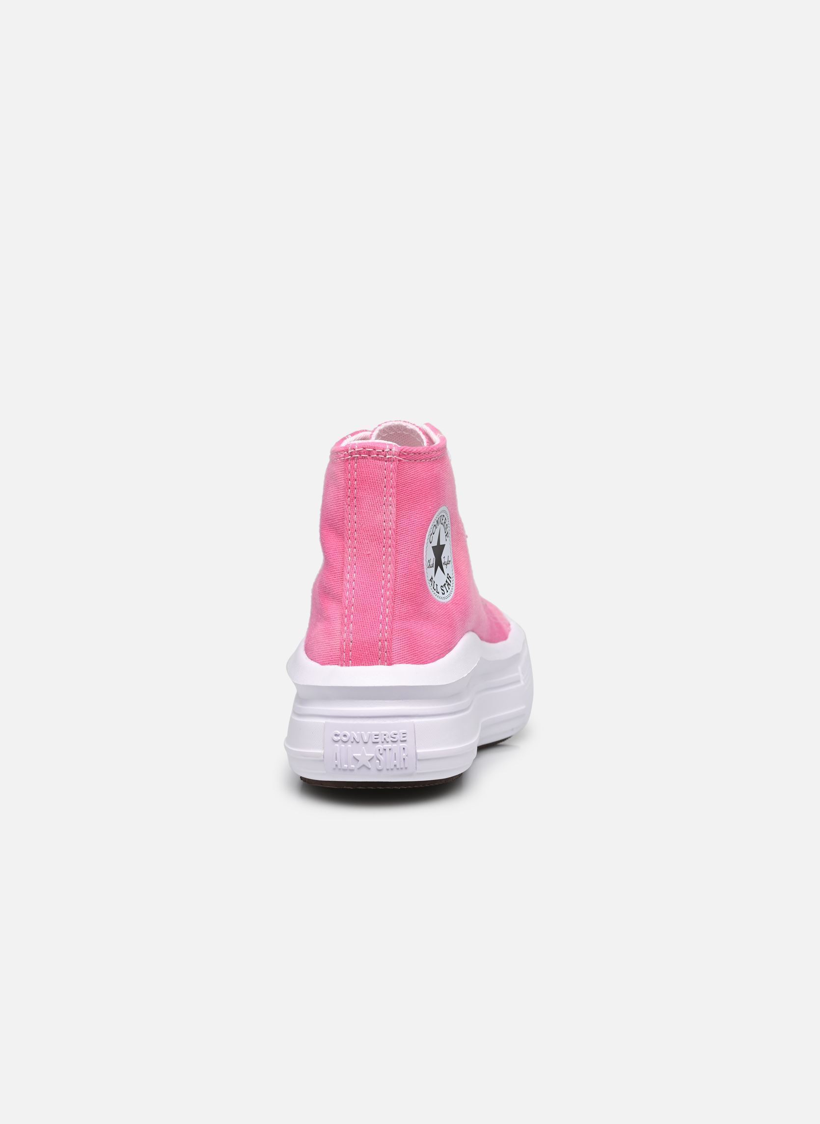 Baskets hautes Chuck Taylor All Star Move Hi C fille rose Converse Baskets hautes Chuck Taylor All Star Move Hi C fille rose White/Chaos Fuchsia