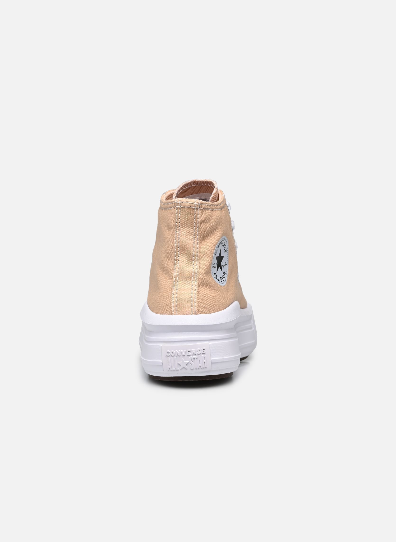 Knöchelhohe Sneaker Chuck Taylor All Star Move Hi C mädchen beige Converse Knöchelhohe Sneaker Chuck Taylor All Star Move Hi C mädchen beige Coastal Dune/White