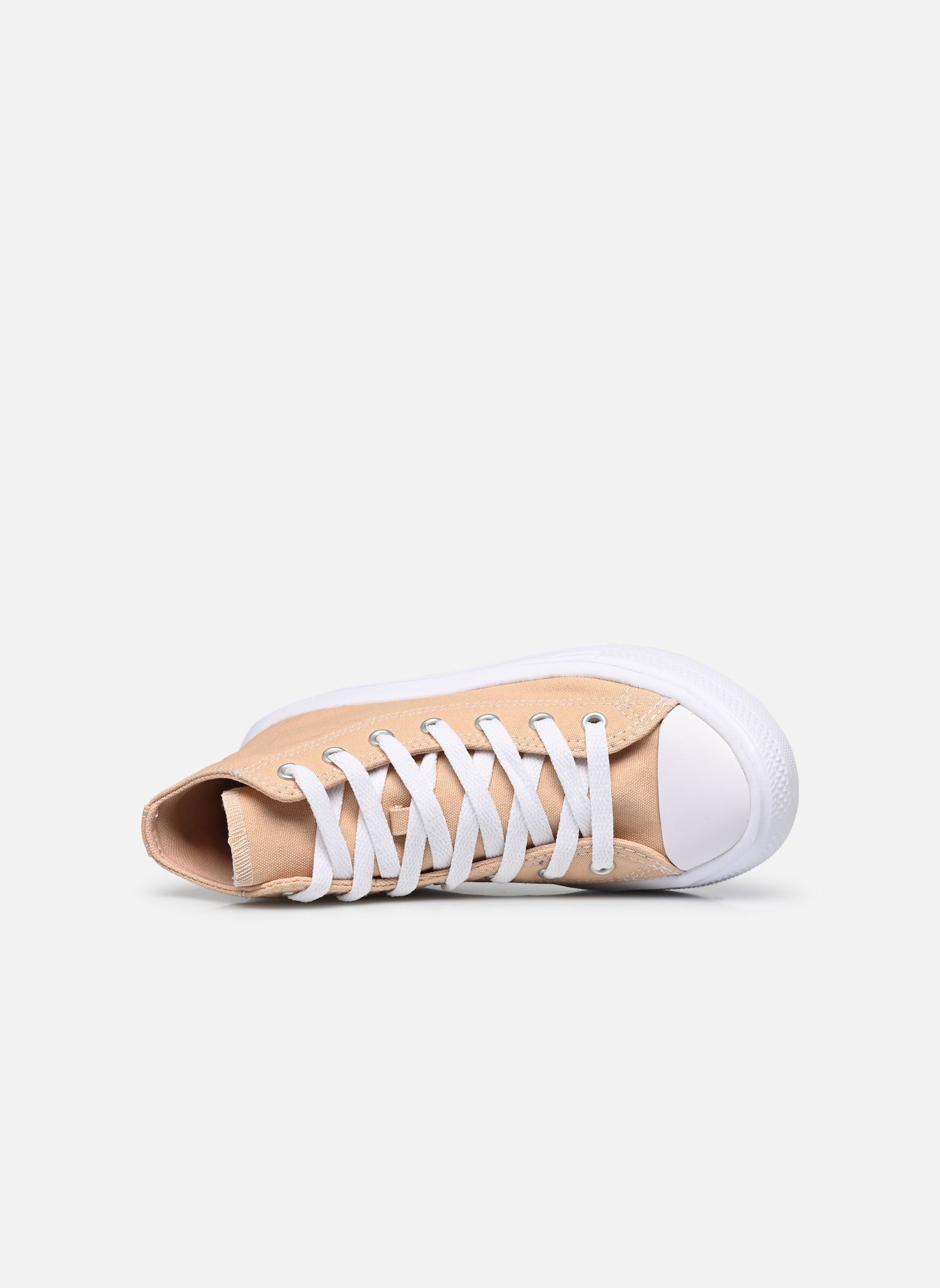 Knöchelhohe Sneaker Chuck Taylor All Star Move Hi C mädchen beige Converse Knöchelhohe Sneaker Chuck Taylor All Star Move Hi C mädchen beige Coastal Dune/White