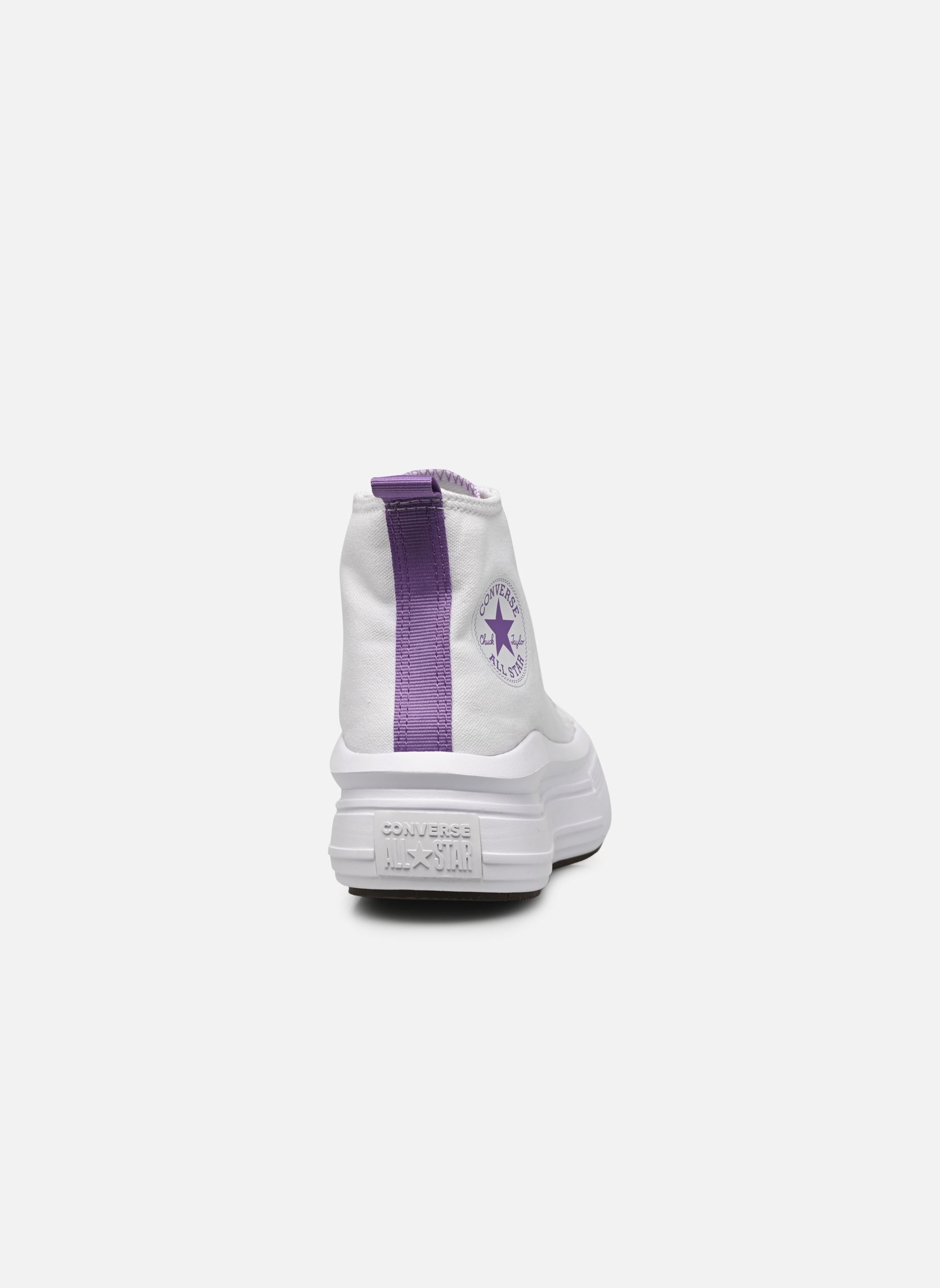 Knöchelhohe Sneaker Chuck Taylor All Star Move Hi C mädchen weiß Converse Knöchelhohe Sneaker Chuck Taylor All Star Move Hi C mädchen weiß WhitePixel PurpleWhite