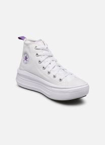 Knöchelhohe Sneaker Chuck Taylor All Star Move Hi C mädchen weiß
